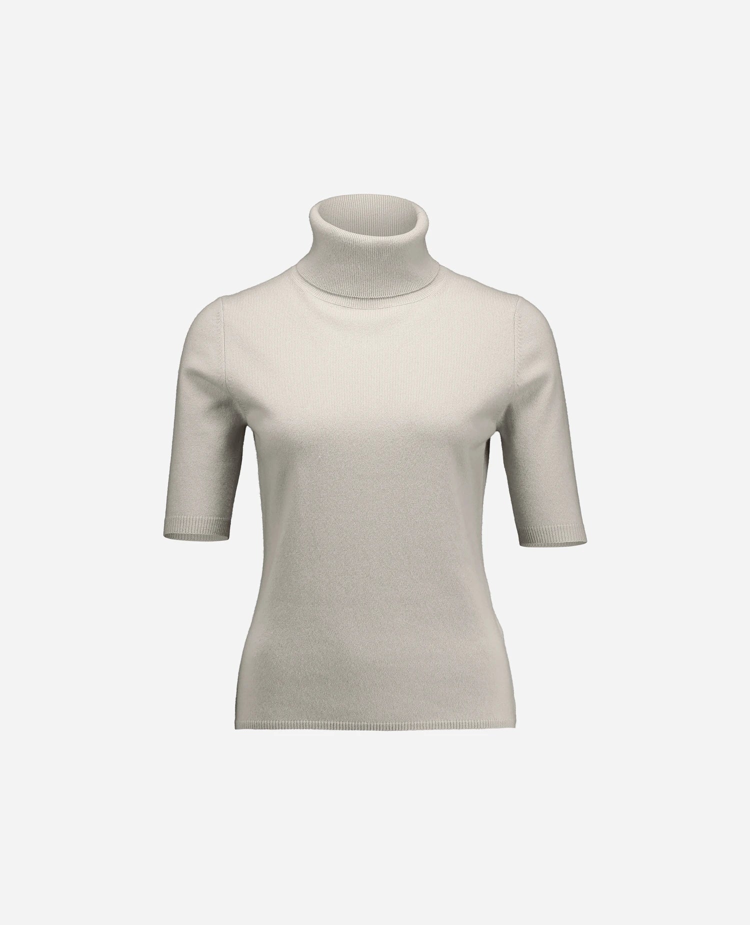 255-11108-80_3 - Allude - 100% Cashmere Active Damen Fall/Winter 2025/2026 Feinstrick Flachstrick Grau NEW Pullover Rollkragen SAPG::255-11108 Taillierter Schnitt