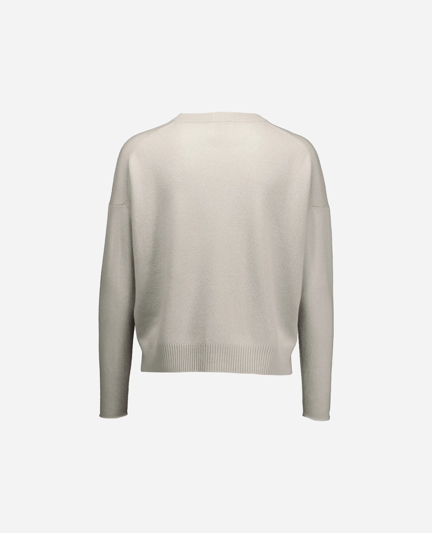 255-11115-80_4 - Allude - 100% Cashmere Active Damen Fall/Winter 2025/2026 Feinstrick Flachstrick Grau Lockerer Schnitt NEW Pullover Rundhals SAPG::255-11115