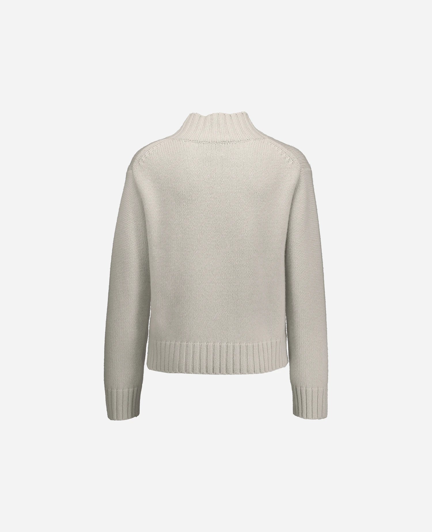 255-11184-80_4 - Allude - 100% Cashmere Active Damen Fall/Winter 2025/2026 Flachstrick Gerade Passform Grau Grobstrick NEW Pullover SAPG::255-11184 V-Ausschnitt