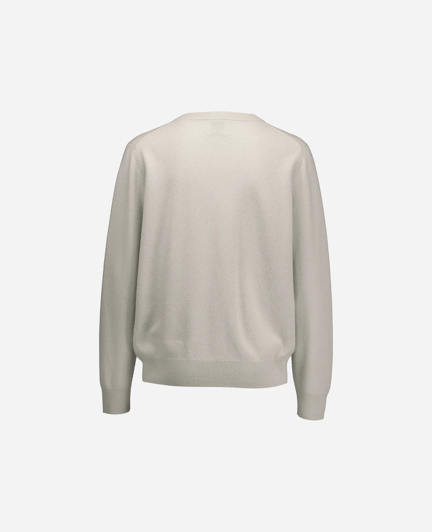 255-11191-80_4 - Allude - 100% Cashmere Active Damen Fall/Winter 2025/2026 Feinstrick Flachstrick Grau Lockerer Schnitt NEW Pullover SAPG::255-11191 V-Ausschnitt