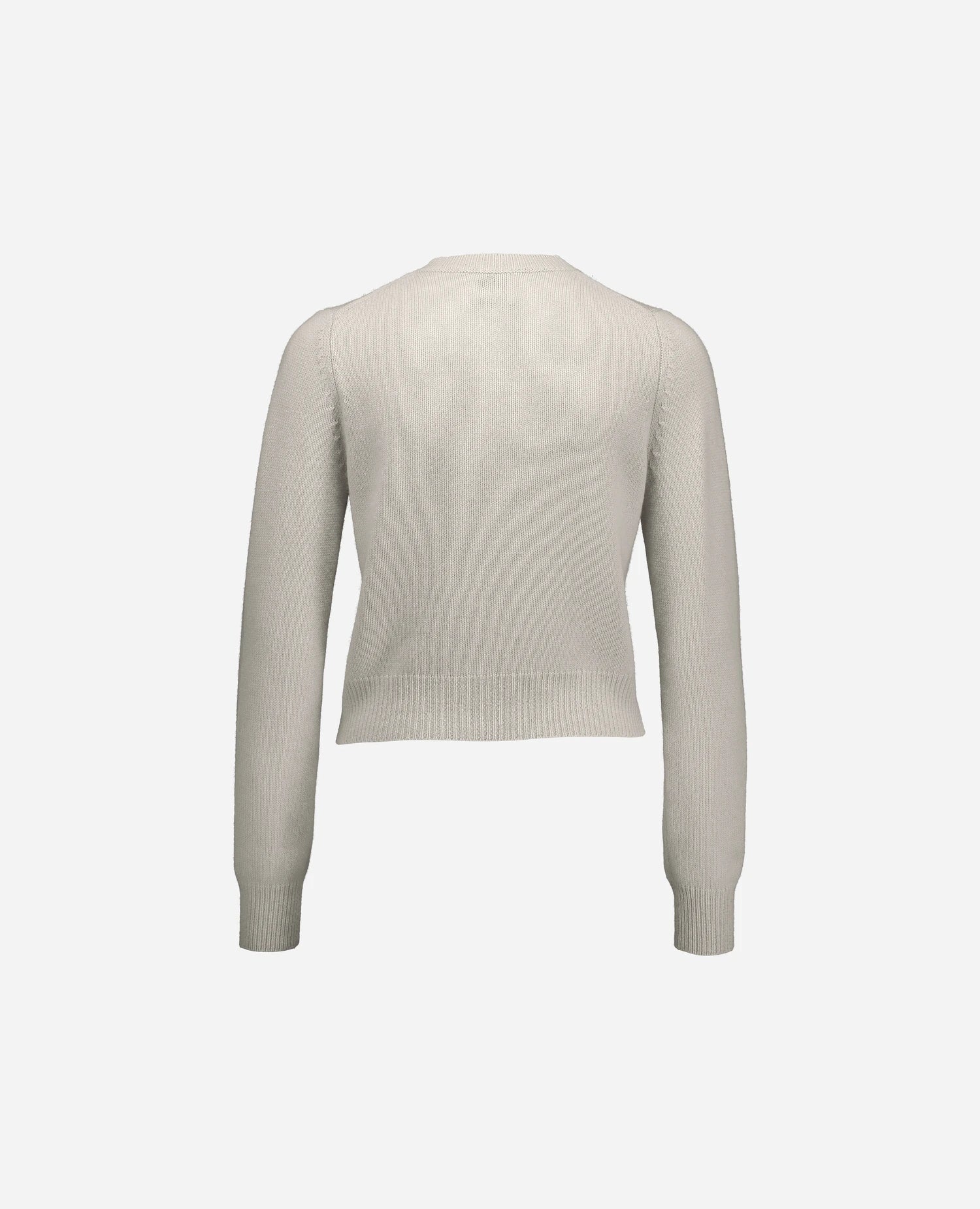 255-11201-80_4 - Allude - 100% Cashmere Active Damen Fall/Winter 2025/2026 Flachstrick Gerade Passform Grau mittelschwerer Strick NEW Rundhals SAPG::255-11201 Strickjacke