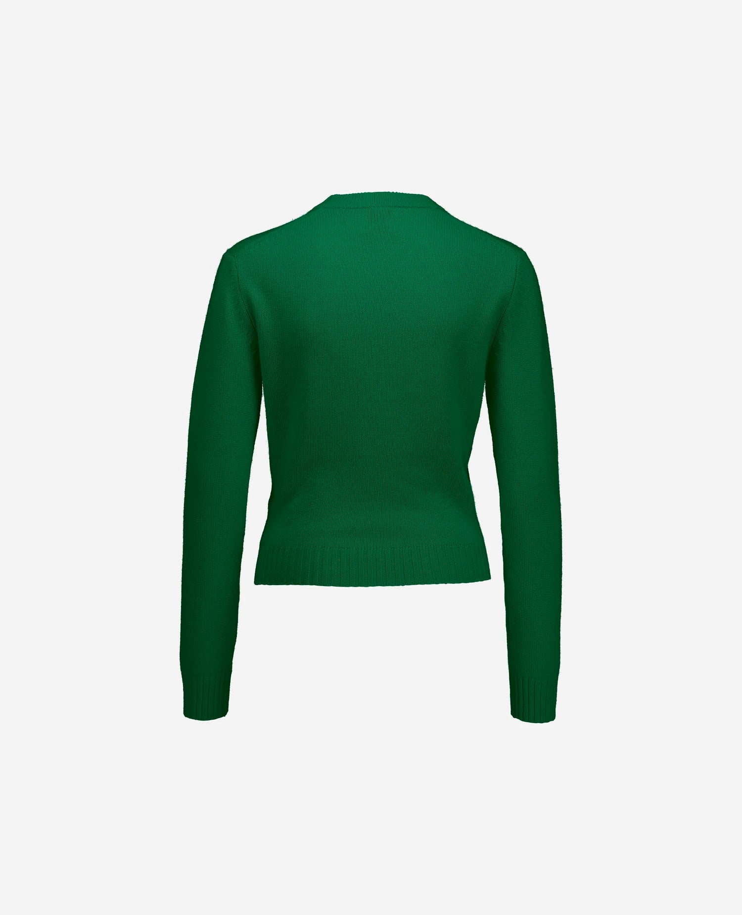 255-11204-33_4 - Allude - 100% Cashmere Active Damen Fall/Winter 2025/2026 Flachstrick Gerade Passform Grün mittelschwerer Strick NEW Pullover Rundhals SAPG::255-11204