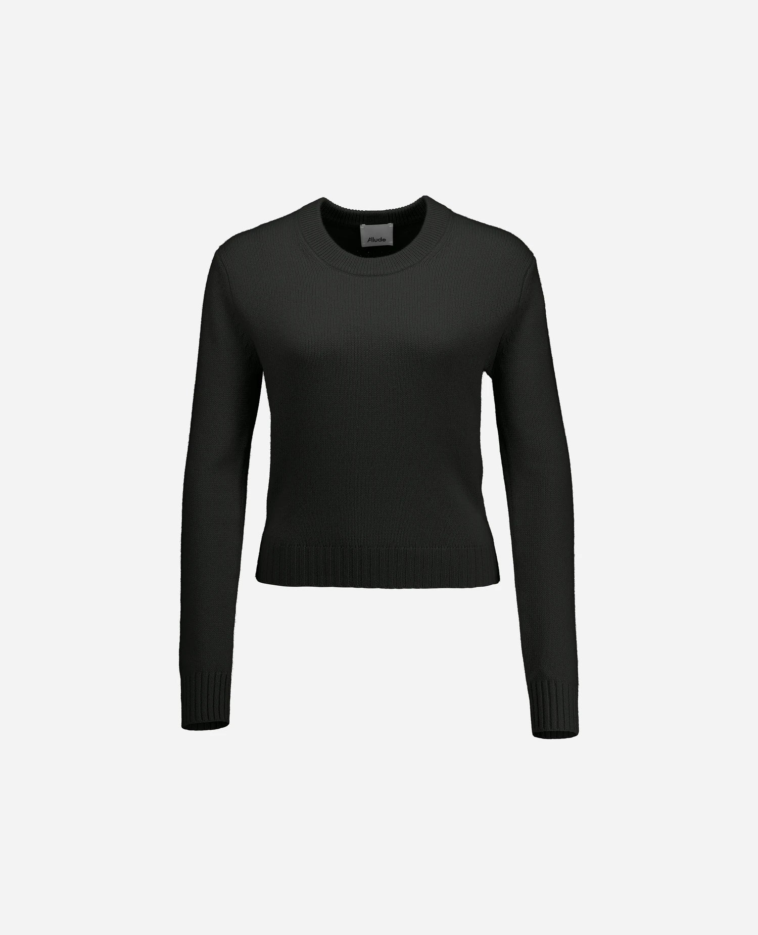 255-11204-37_3 - Allude - 100% Cashmere Active Damen Fall/Winter 2025/2026 Flachstrick Gerade Passform Grün mittelschwerer Strick NEW Pullover Rundhals SAPG::255-11204