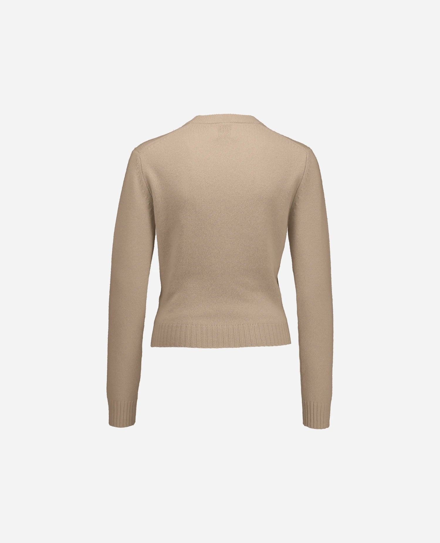 255-11204-42_4 - Allude - 100% Cashmere Active Beige Damen Fall/Winter 2025/2026 Flachstrick Gerade Passform mittelschwerer Strick NEW Pullover Rundhals SAPG::255-11204