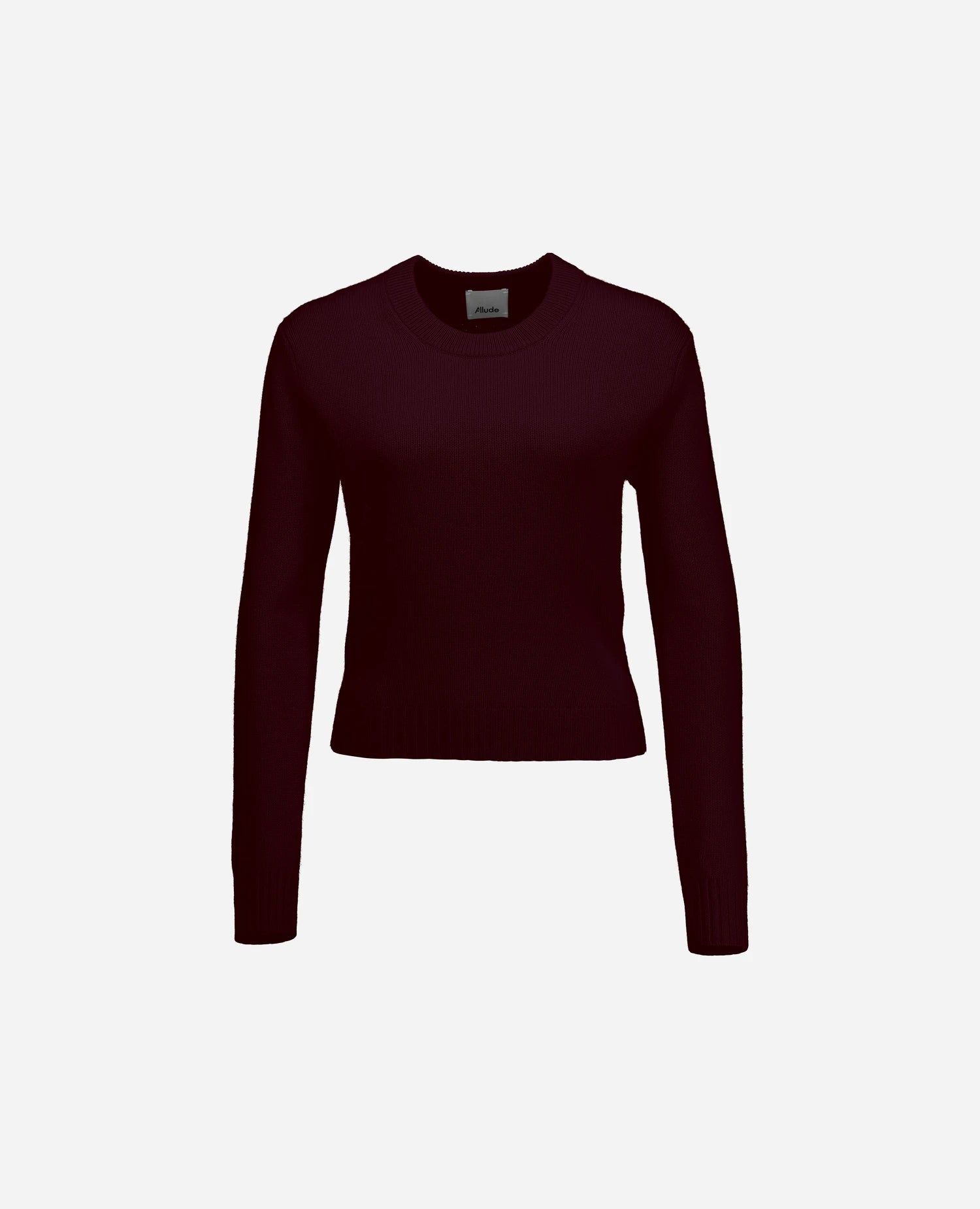 255-11204-68_3 - Allude - 100% Cashmere Active Damen Fall/Winter 2025/2026 Flachstrick Gerade Passform mittelschwerer Strick NEW Pullover Rot Rundhals SAPG::255-11204