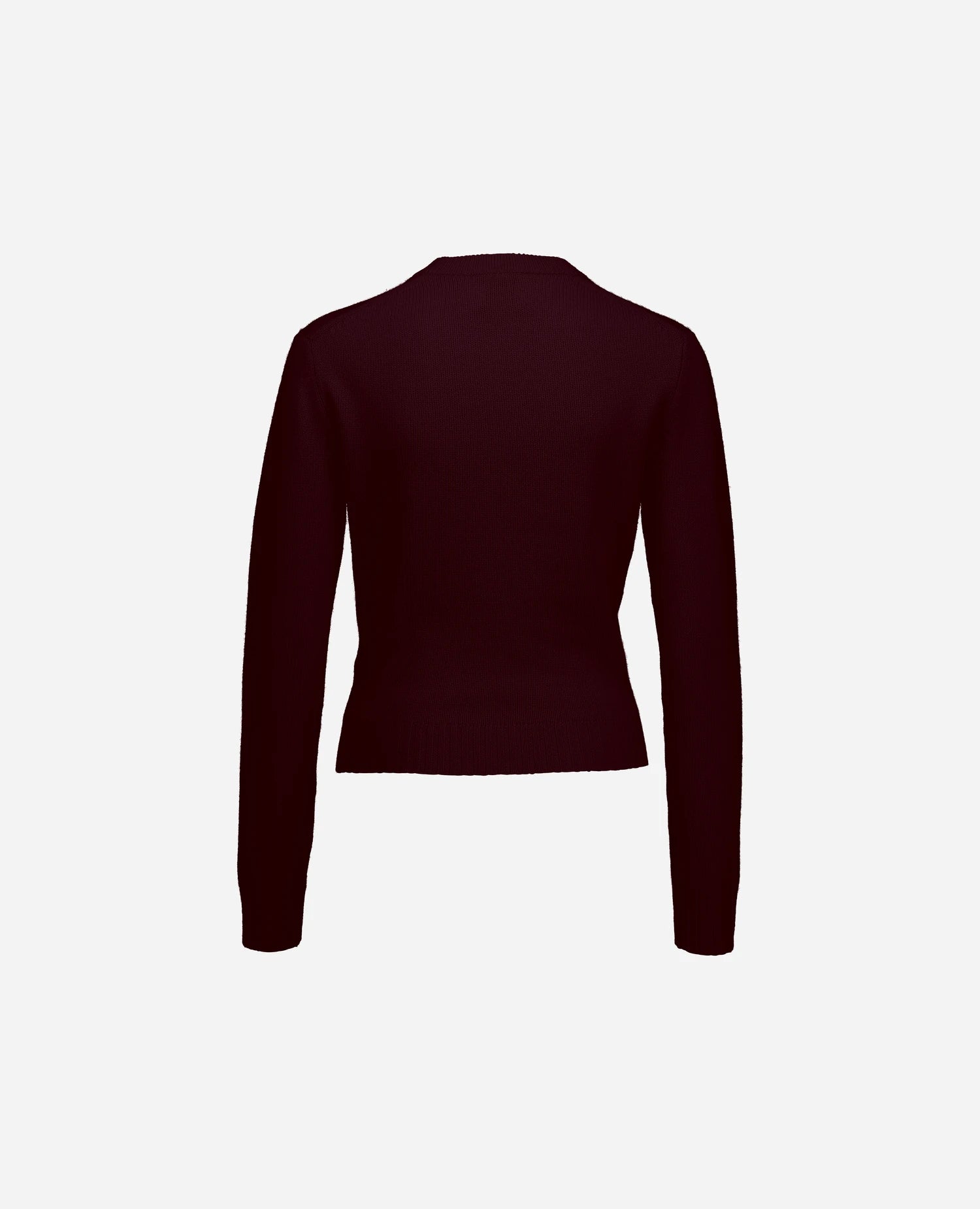 255-11204-68_4 - Allude - 100% Cashmere Active Damen Fall/Winter 2025/2026 Flachstrick Gerade Passform mittelschwerer Strick NEW Pullover Rot Rundhals SAPG::255-11204