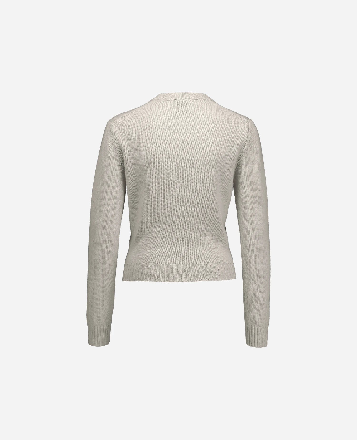 255-11204-80_4 - Allude - 100% Cashmere Active Damen Fall/Winter 2025/2026 Flachstrick Gerade Passform Grau mittelschwerer Strick NEW Pullover Rundhals SAPG::255-11204