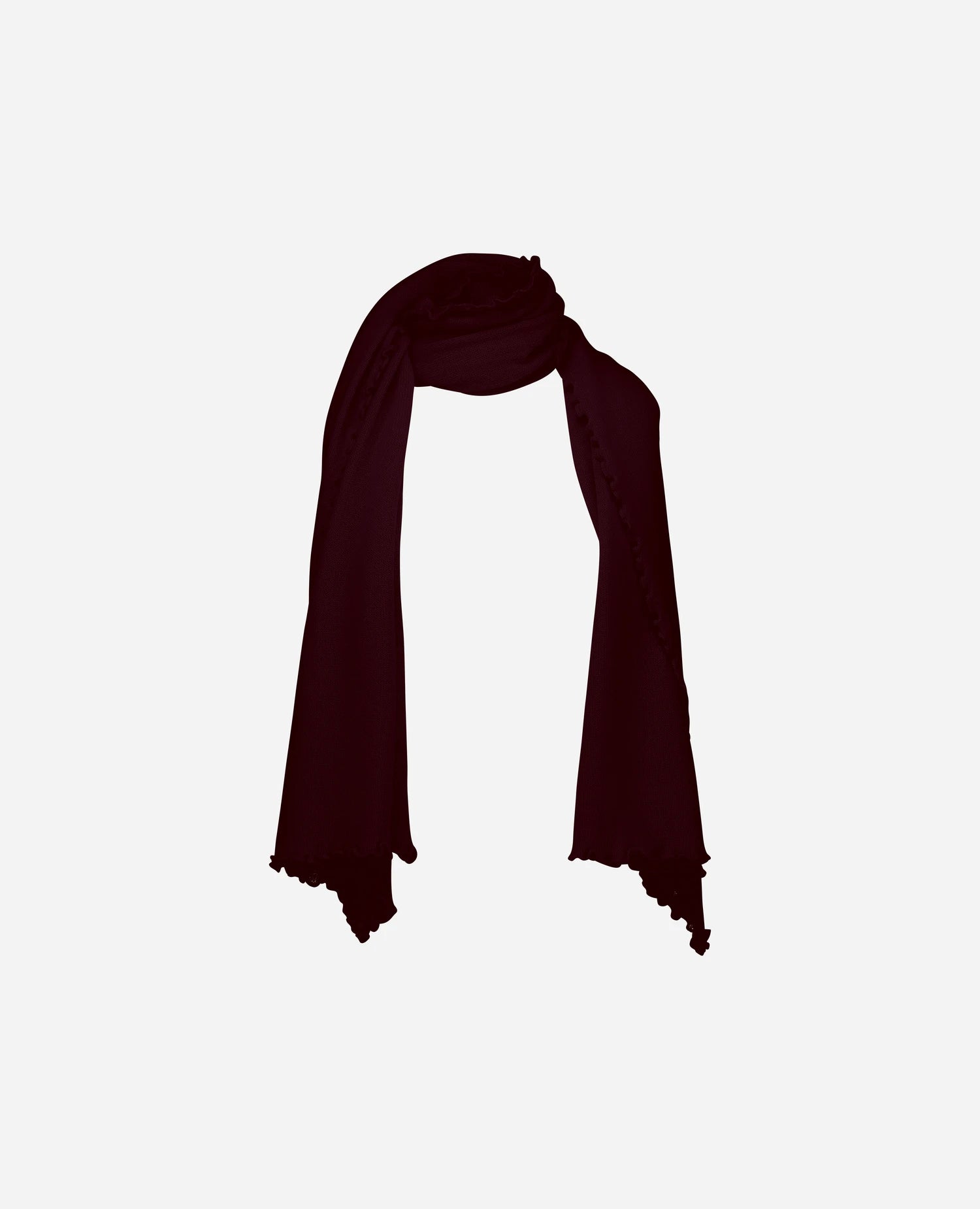 255-11221-68_3 - Allude - 0 100% Cashmere Active Damen Fall/Winter 2025/2026 Feinstrick Flachstrick NEW Rot SAPG::255-11221 Schal