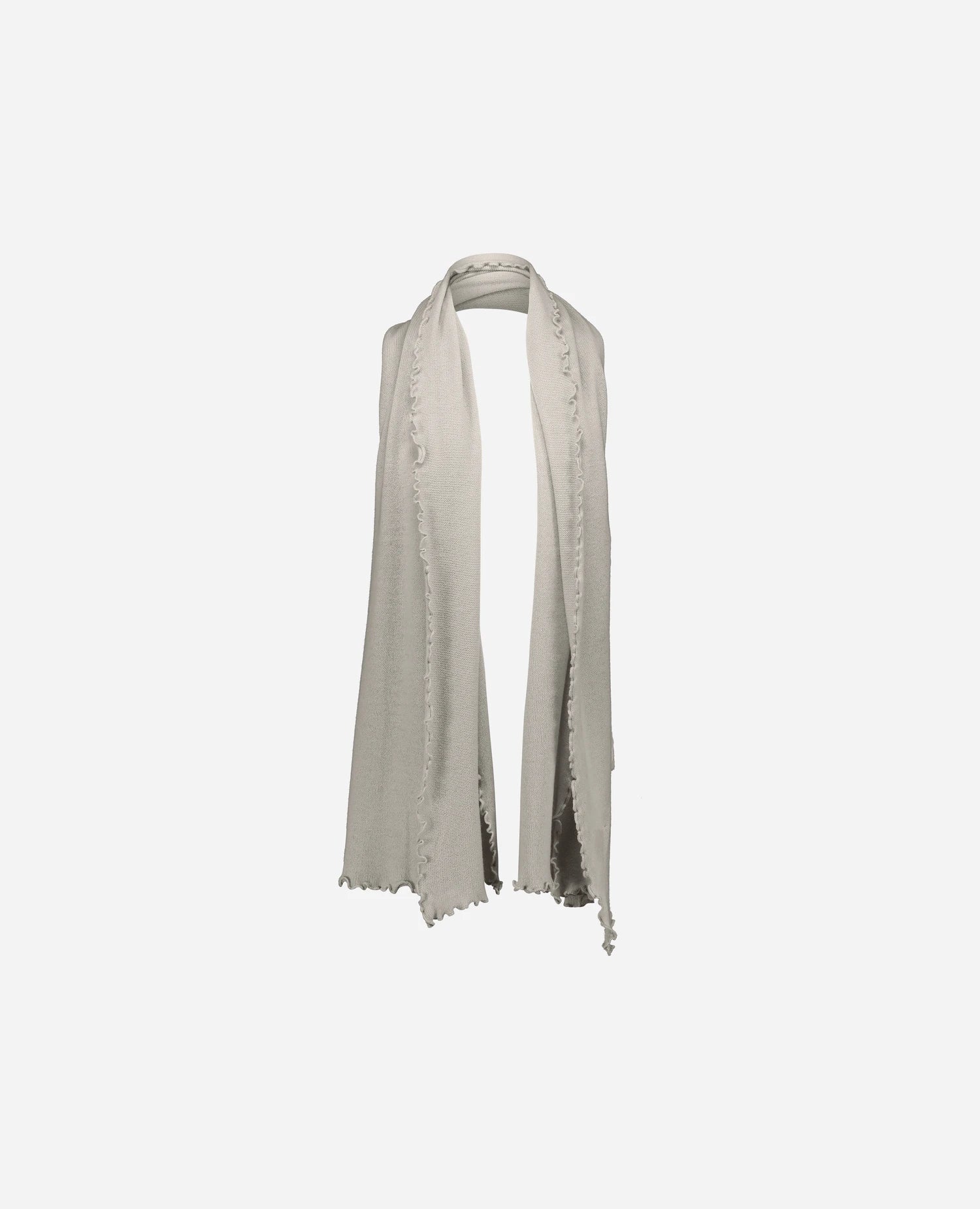 255-11221-80_4 - Allude - 0 100% Cashmere Active Damen Fall/Winter 2025/2026 Feinstrick Flachstrick Grau NEW SAPG::255-11221 Schal