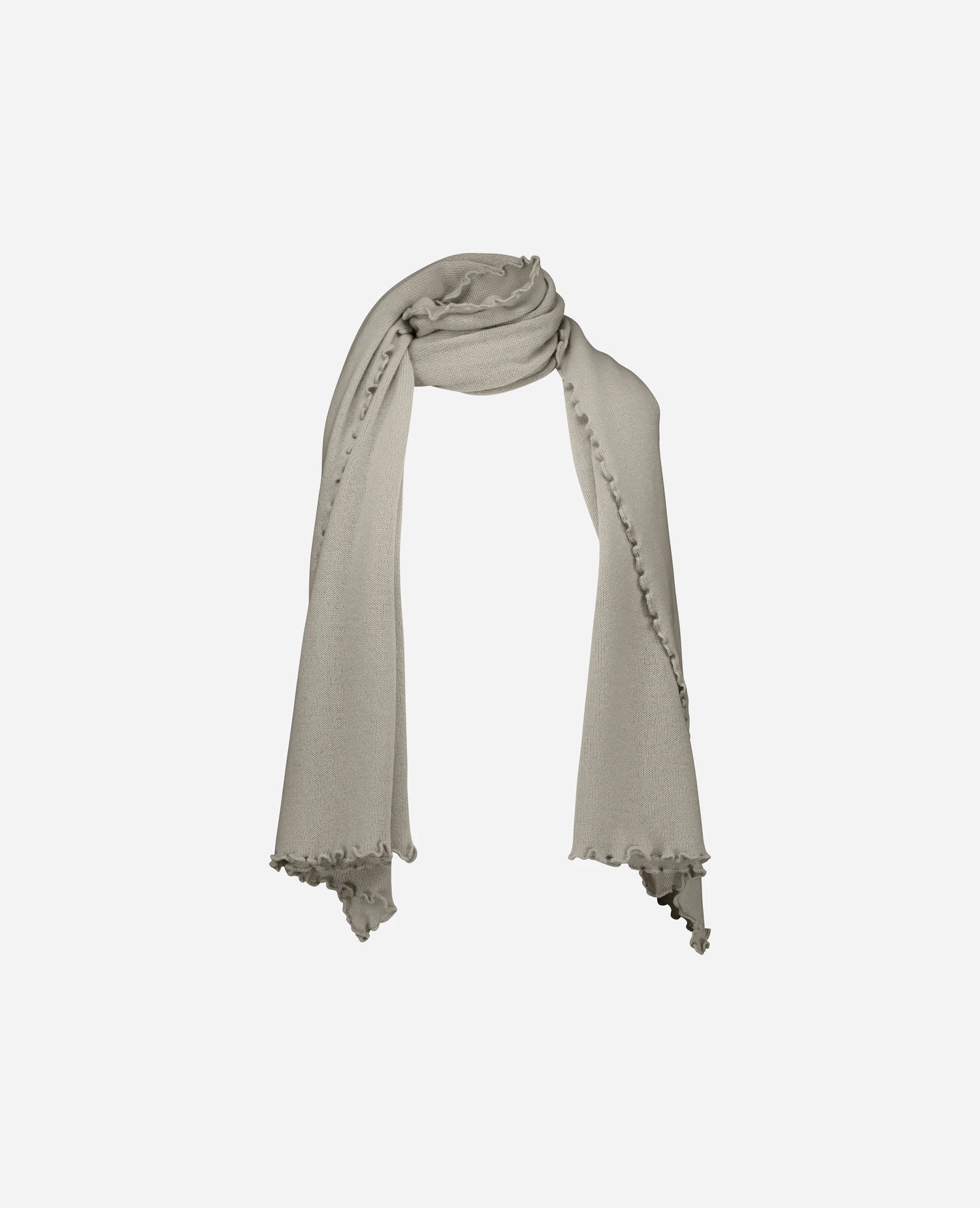 255-11221-82_3 - Allude - 0 100% Cashmere Active Damen Fall/Winter 2025/2026 Feinstrick Flachstrick Grau NEW SAPG::255-11221 Schal