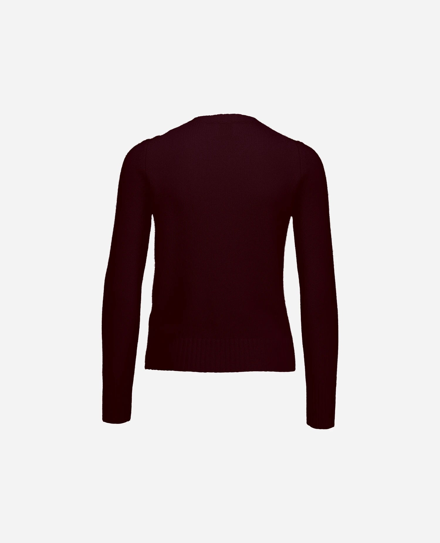 255-11231-68_4 - Allude - 100% Cashmere Active Damen Fall/Winter 2025/2026 Flachstrick Gerade Passform mittelschwerer Strick NEW Rot Rundhals SAPG::255-11231 Strickjacke
