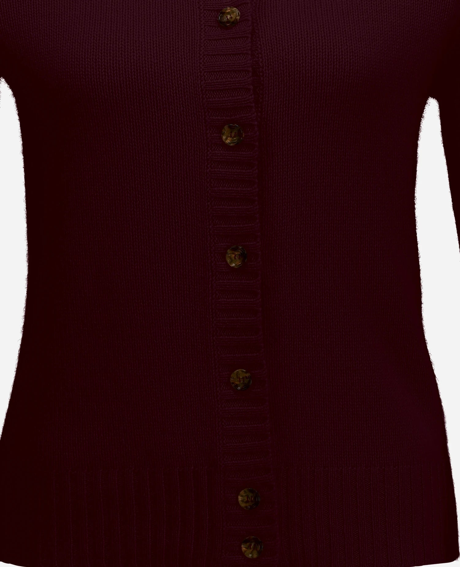 255-11231-68_41 - Allude - 100% Cashmere Active Damen Fall/Winter 2025/2026 Flachstrick Gerade Passform mittelschwerer Strick NEW Rot Rundhals SAPG::255-11231 Strickjacke