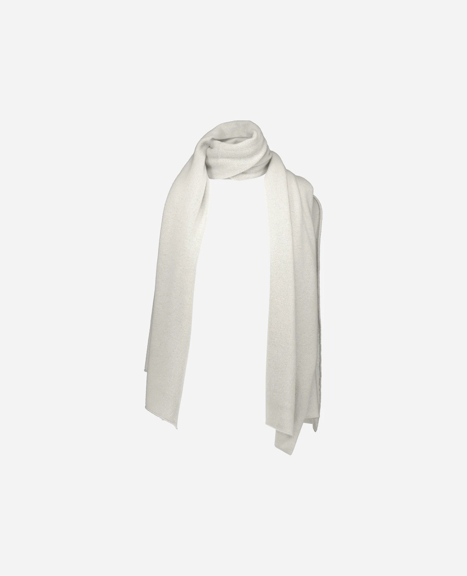 255-11241-40_3 - Allude - 0 100% Cashmere Active Damen Fall/Winter 2025/2026 Feinstrick Flachstrick NEW SAPG::255-11241 Schal Weiß