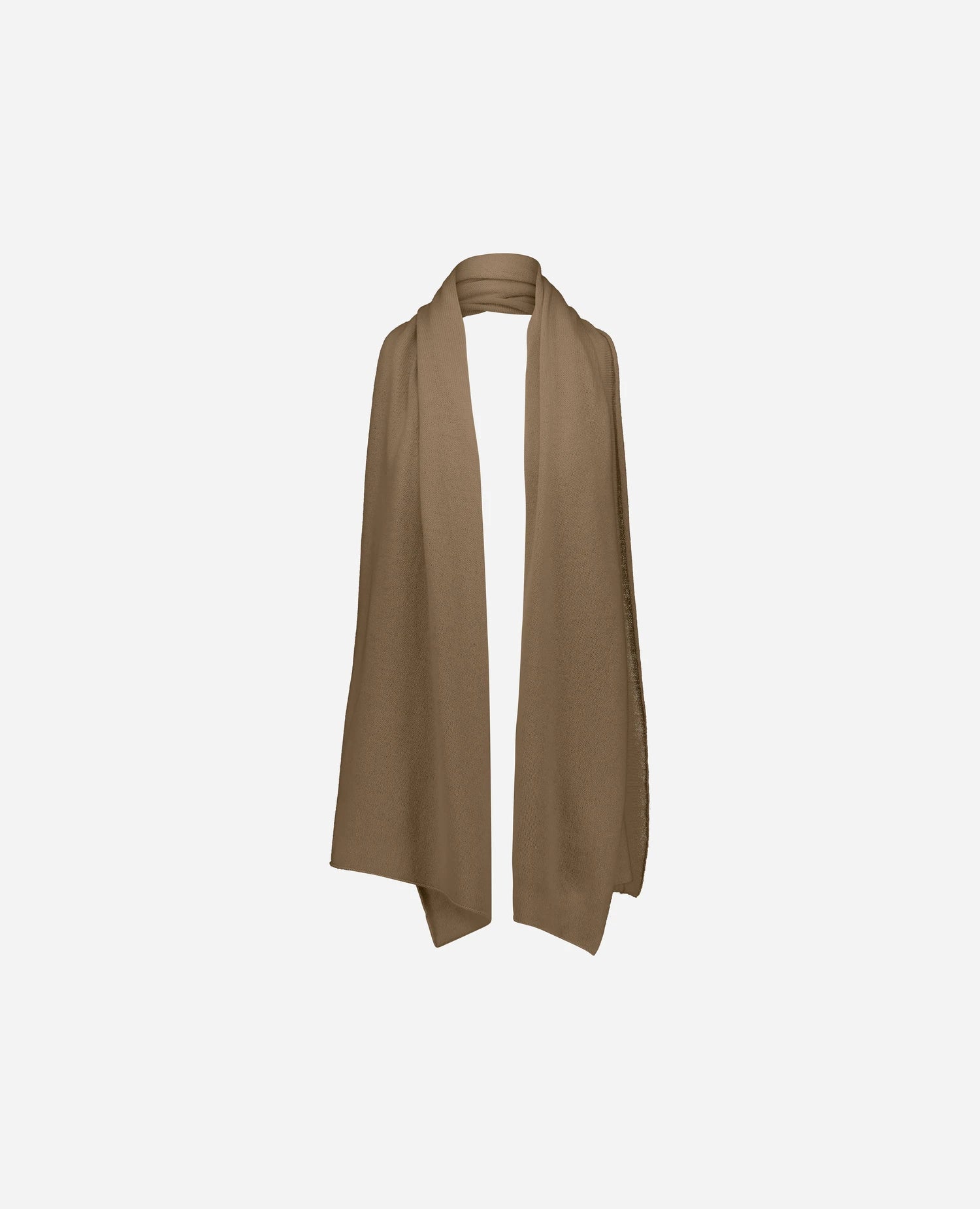 255-11241-43_4 - Allude - 0 100% Cashmere Active Beige Damen Fall/Winter 2025/2026 Feinstrick Flachstrick NEW SAPG::255-11241 Schal