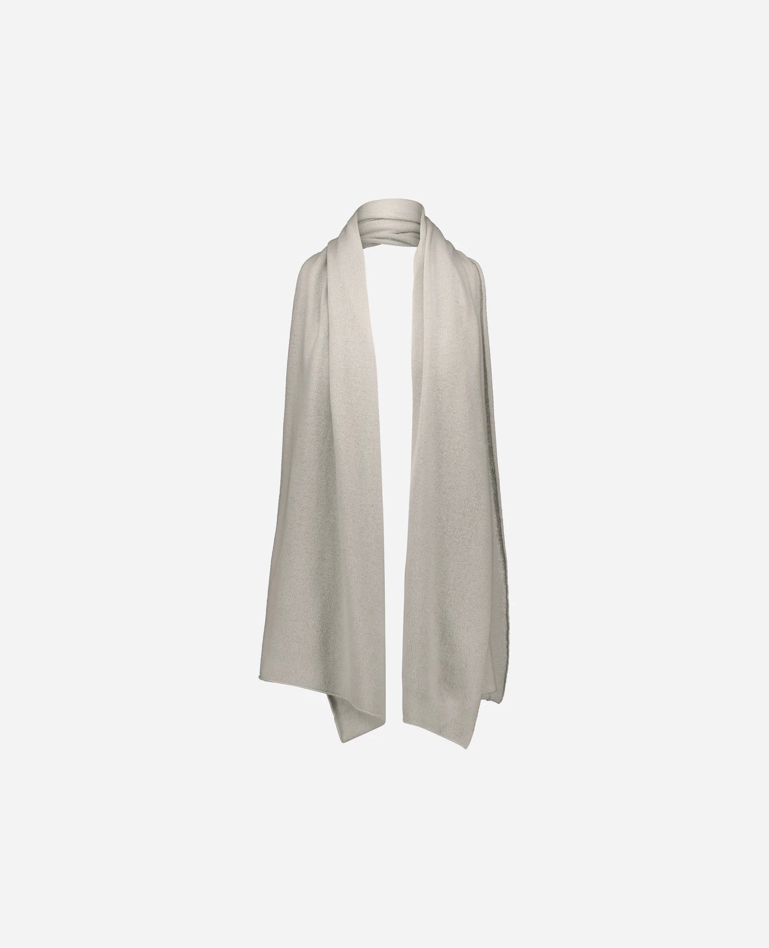 255-11241-80_4 - Allude - 0 100% Cashmere Active Damen Fall/Winter 2025/2026 Feinstrick Flachstrick Grau NEW SAPG::255-11241 Schal