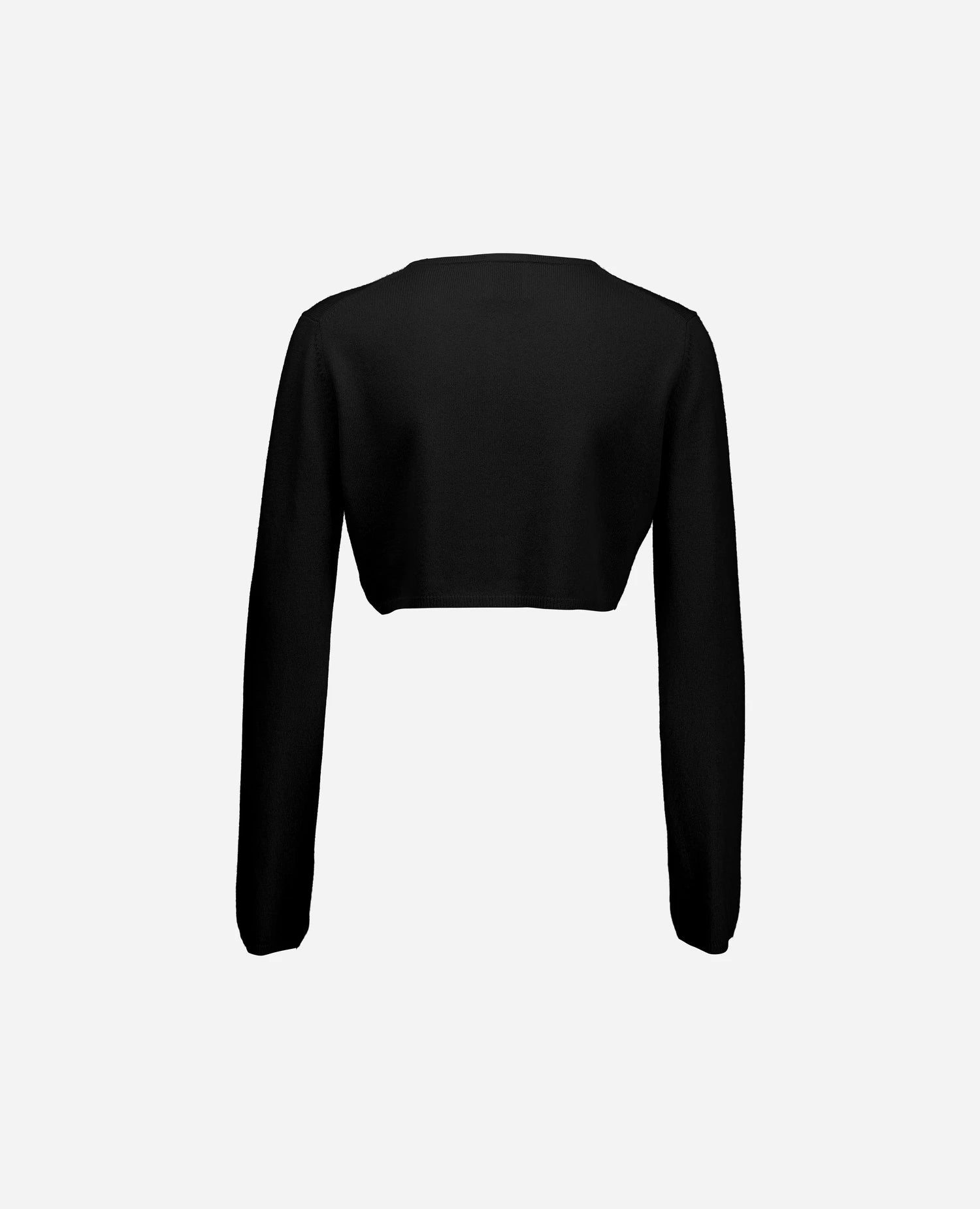 255-17050-90_4 - Allude - 0 30% Cashmere 70% Wolle Active Damen Fall/Winter 2025/2026 Feinstrick Flachstrick Kastiger Schnitt NEW SAPG::255-17050 Schwarz Strickjacke