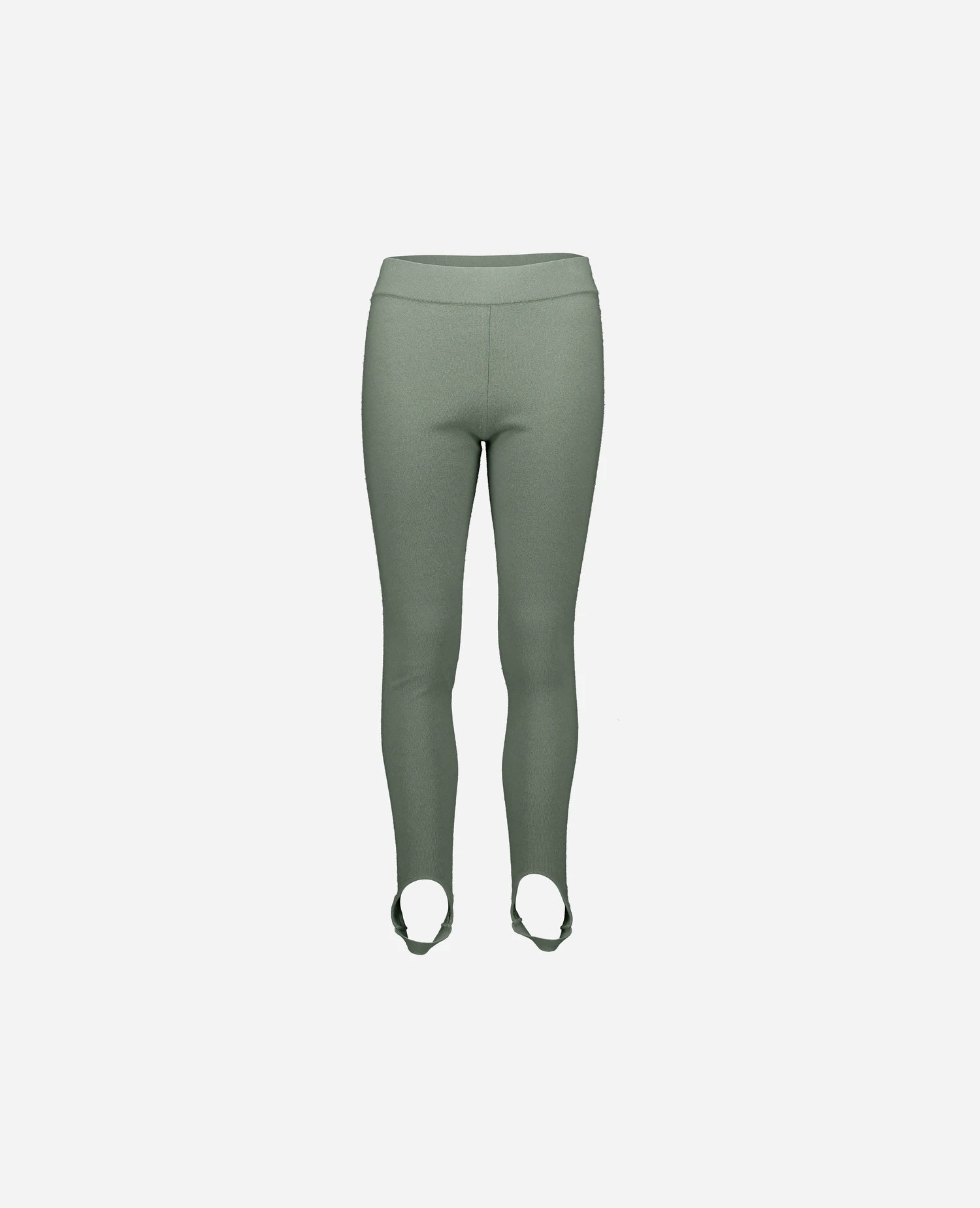 255-17053-31_3 - Allude - 0 30% Cashmere 70% Wolle Active Damen Enger Schnitt Fall/Winter 2025/2026 Feinstrick Flachstrick Grün Leggings NEW SAPG::255-17053