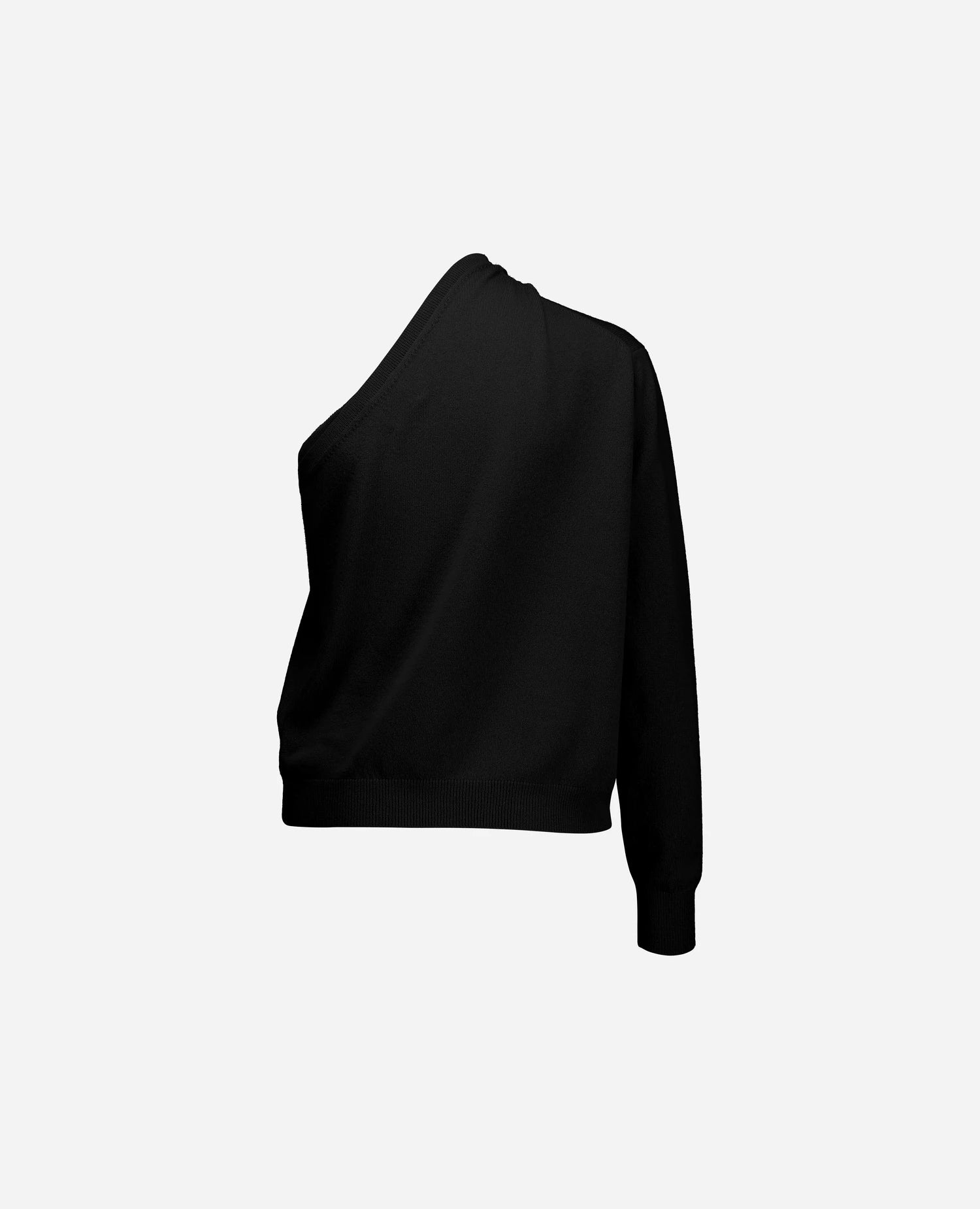 255-17091-90_4 - Allude - 30% Cashmere 70% Wolle Active Damen Fall/Winter 2025/2026 Feinstrick Flachstrick Lockerer Schnitt NEW Pullover Rundhals SAPG::255-17091 Schwarz