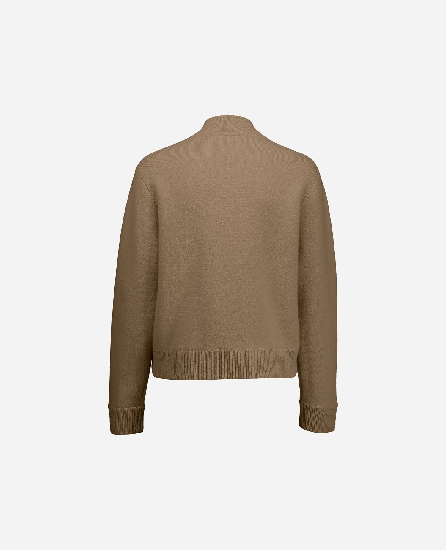 255-17608-43_4 - Allude - 0 30% Cashmere 70% Wolle Active Beige Damen Fall/Winter 2025/2026 Jacket Lockerer Schnitt mittelschwerer Strick NEW SAPG::255-17608 Uni Jacquardmuster