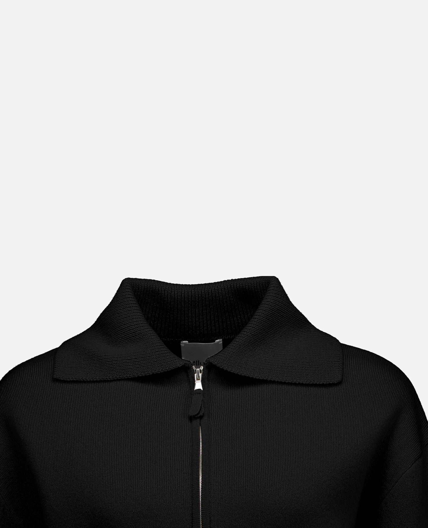 255-17612-90_40 - Allude - 0 30% Cashmere 70% Wolle Active Damen Fall/Winter 2025/2026 Kastiger Schnitt mittelschwerer Strick NEW SAPG::255-17612 Schwarz Strickjacke Uni Jacquardmuster