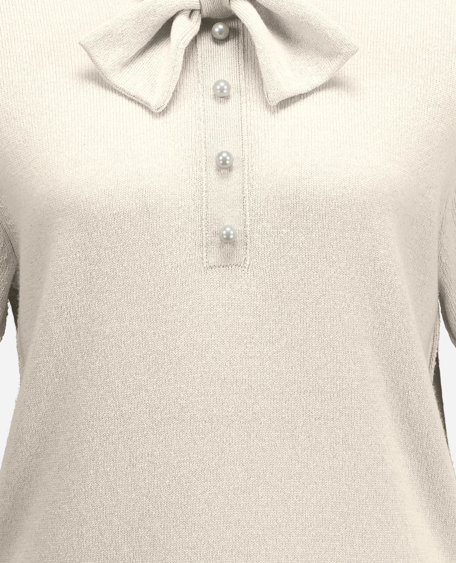 255-17741-41_41 - Allude - 0 30% Cashmere 70% Wolle Active Creme Damen Fall/Winter 2025/2026 Feinstrick Flachstrick Gerade Passform Pullover SAPG::255-17741