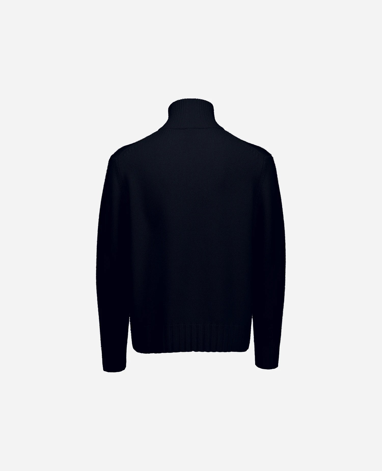 255-30002-14_4 - Allude - 0 100% Cashmere Active Fall/Winter 2025/2026 Flachstrick Gerade Passform Grobstrick Herren Navy NEW Pullover SAPG::255-30002