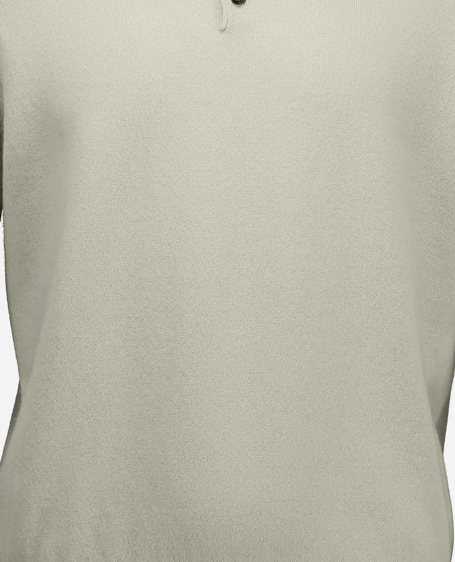 255-30023-82_41 - Allude - 100% Cashmere Active Fall/Winter 2025/2026 Feinstrick Flachstrick Gerade Passform Grau Herren NEW Polo Pullover SAPG::255-30023