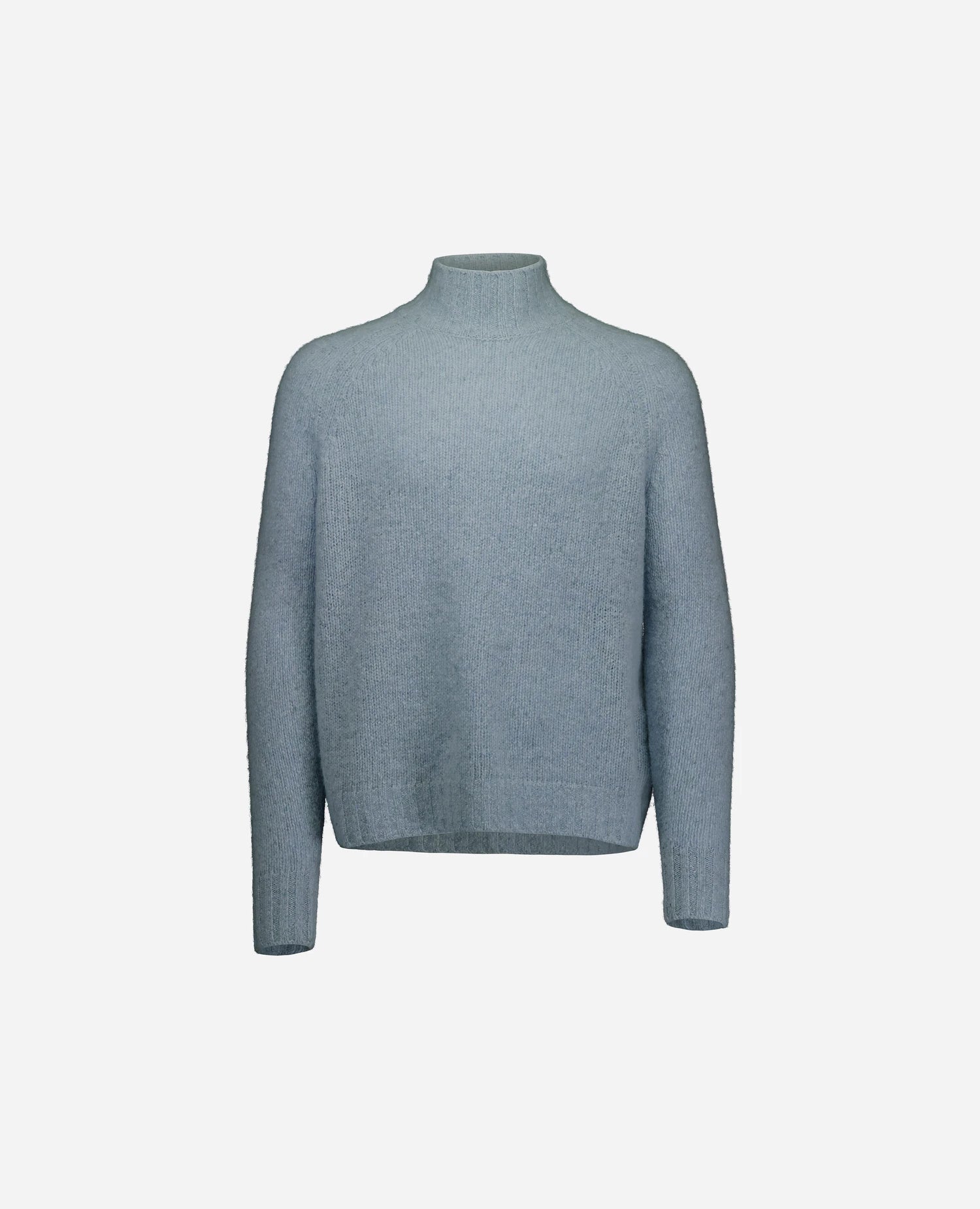 255-69001-11_3 - Allude - 100% Cashmere Active Blau Fall/Winter 2025/2026 Flachstrick Gerade Passform Grobstrick Herren NEW Pullover SAPG::255-69001 Stehkragen