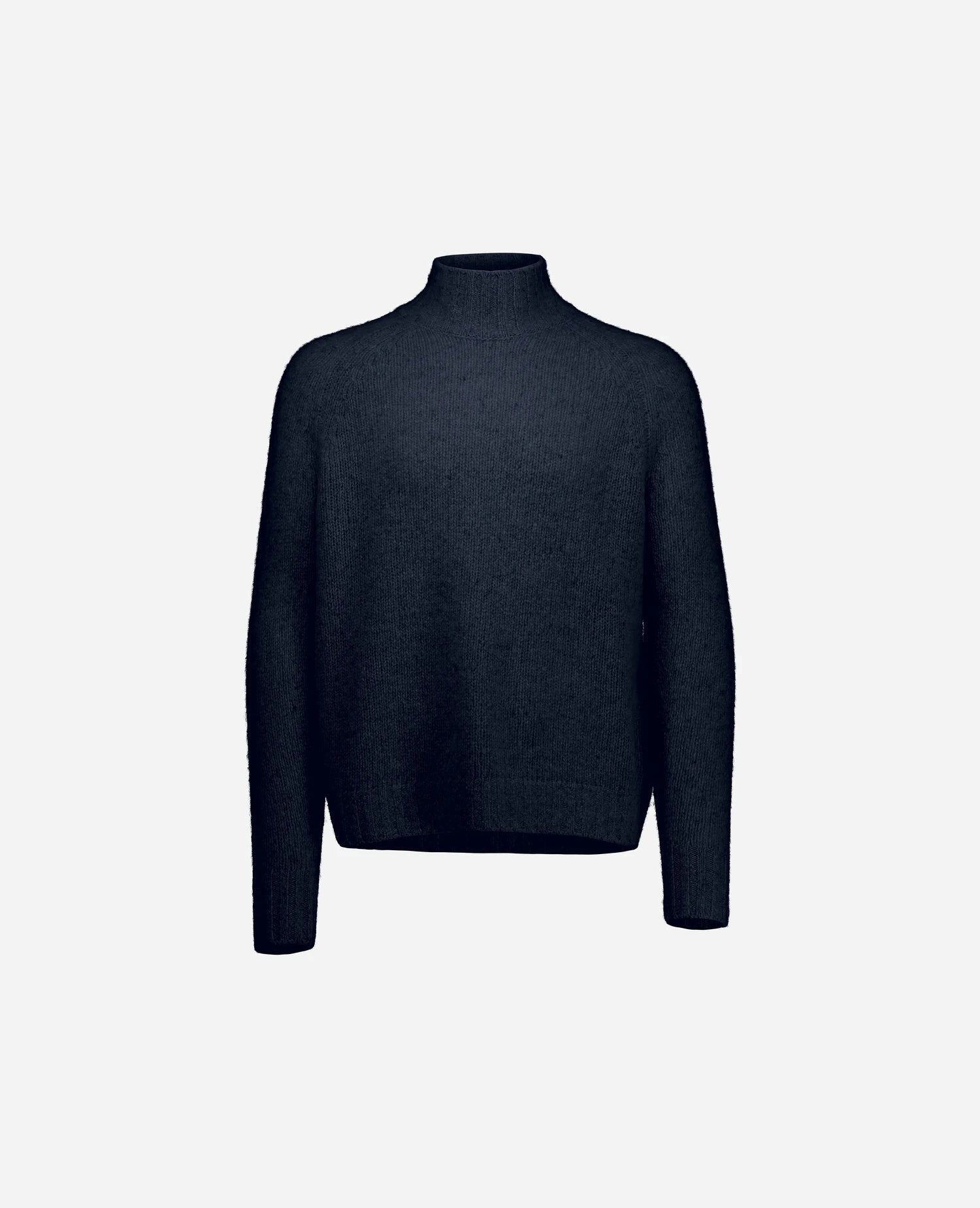 255-69001-13_3 - Allude - 100% Cashmere Active Blau Fall/Winter 2025/2026 Flachstrick Gerade Passform Grobstrick Herren NEW Pullover SAPG::255-69001 Stehkragen