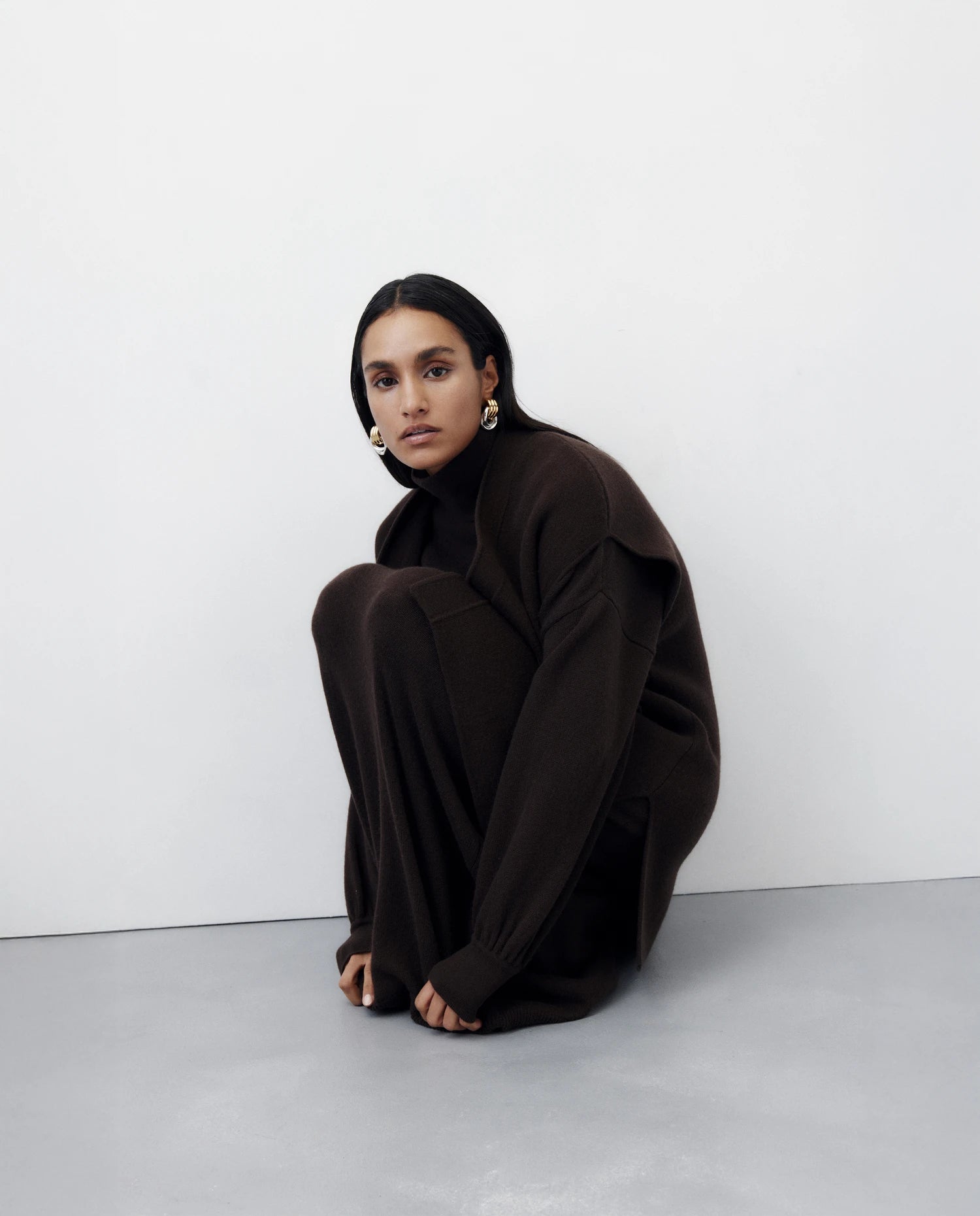 256-20602-49_2 - Allude - 30% Cashmere 70% Wolle Active Braun Damen Holiday 2026 NEW SAPG::256-20602 Weste Wolle