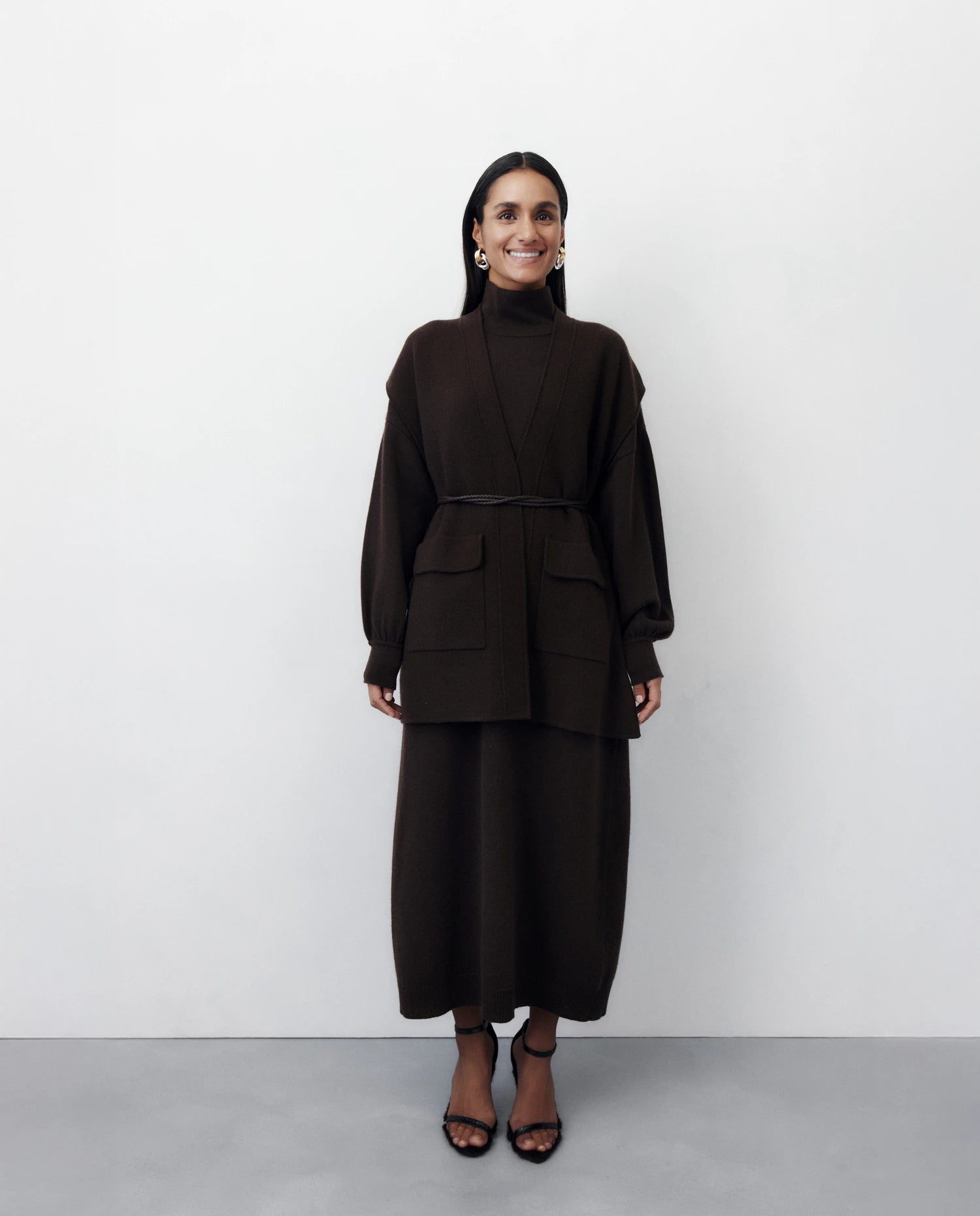 256-20602-49_6 - Allude - 30% Cashmere 70% Wolle Active Braun Damen Holiday 2026 NEW SAPG::256-20602 Weste Wolle