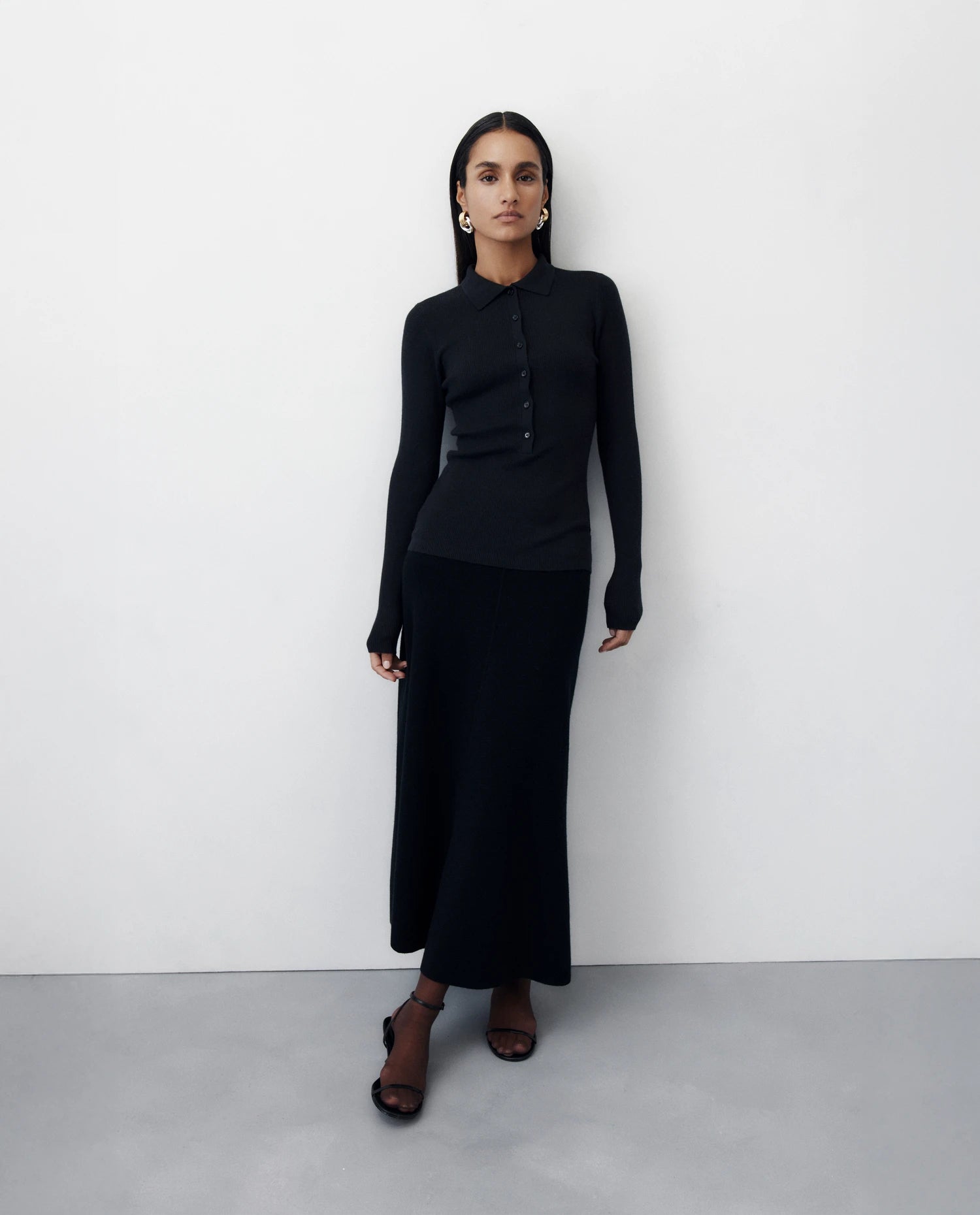 256-20612-90_6 - Allude - 30% Cashmere 70% Wolle Active Damen Holiday 2026 NEW Rock SAPG::256-20612 Schwarz Wolle