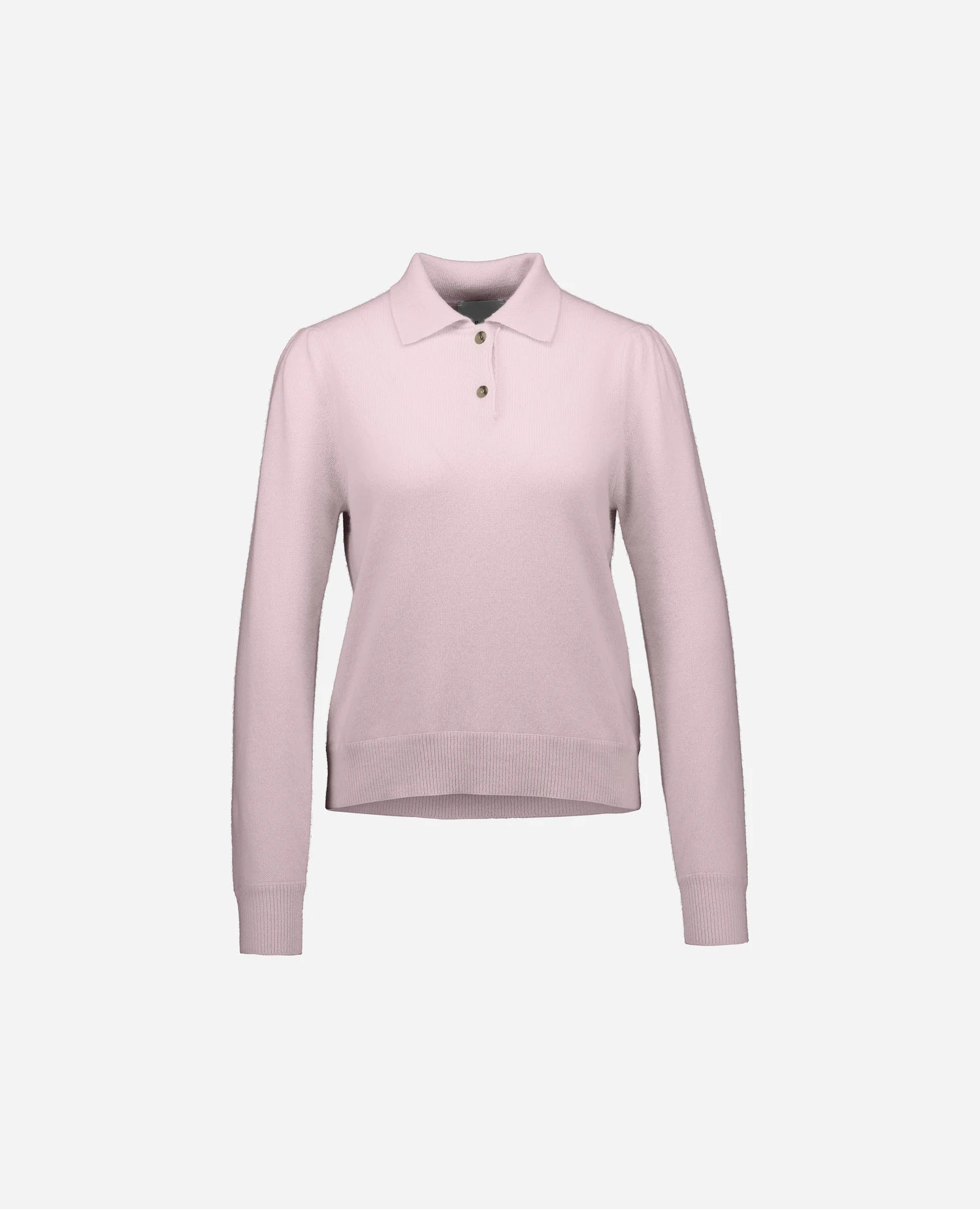 262-11133-60_1 - Allude - 100% Cashmere Cashmere Damen Langarm Polo Pullover Rose SAPG::262-11133 Spring/Summer 2026