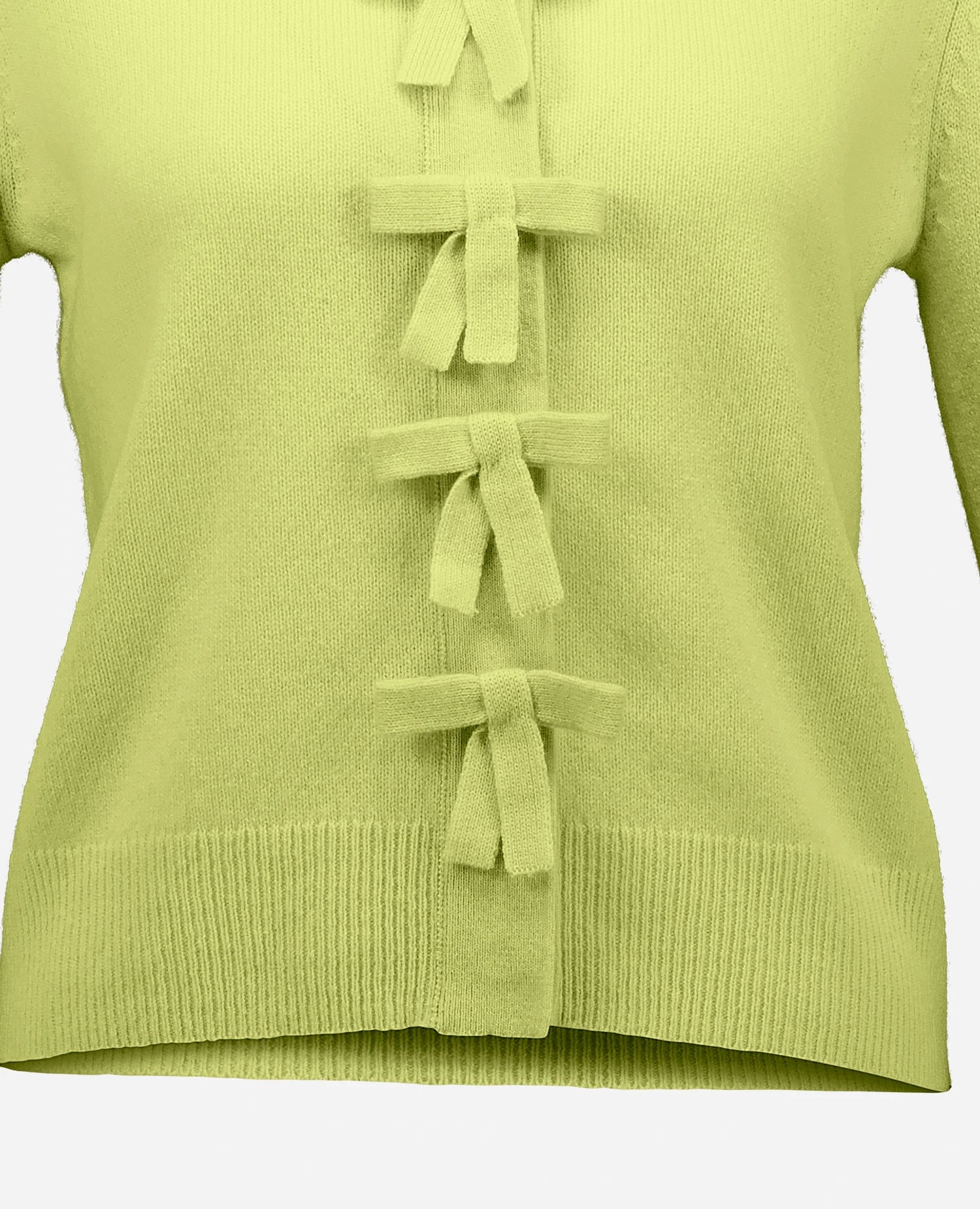 262-11140-20_4 - Allude - 100% Cashmere Active Cashmere Damen Gelb Langarm NEW Rundhals SAPG::262-11140 Spring/Summer 2026 Strickjacke