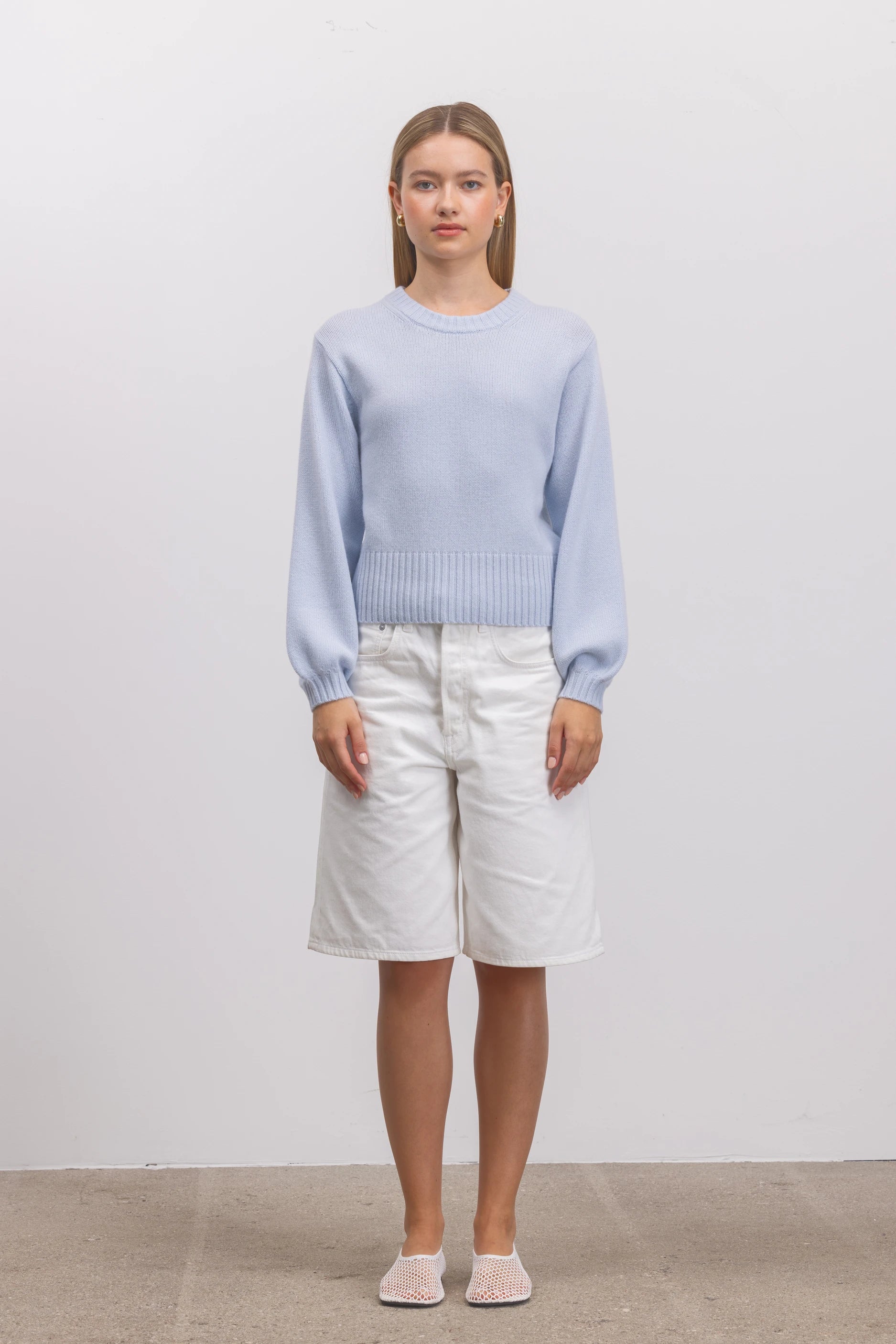 262-11182-10_5 - Allude - 100% Cashmere Active Blau Cashmere Damen Langarm NEW Pullover Rundhals SAPG::262-11182 Spring/Summer 2026