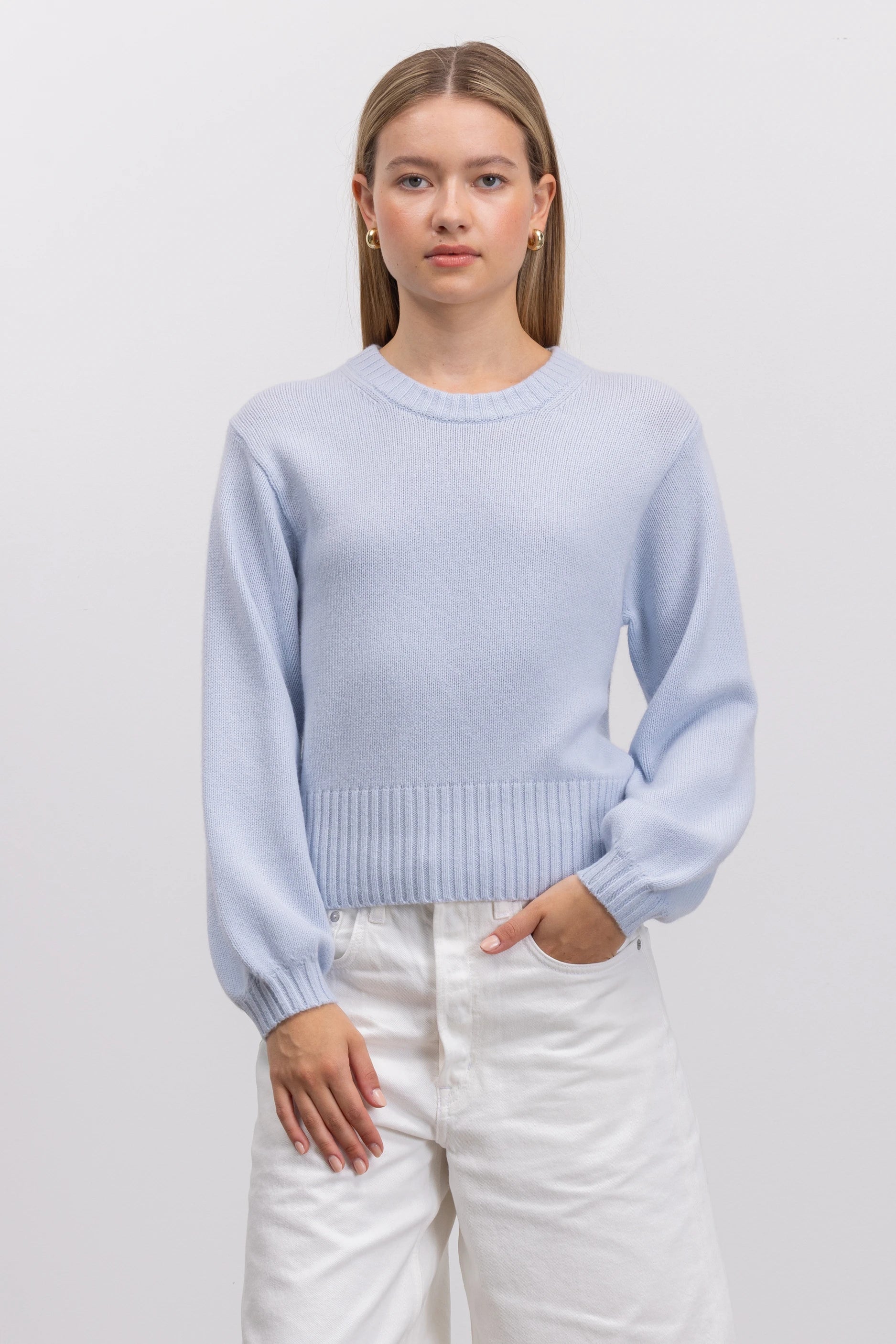 262-11182-10_6 - Allude - 100% Cashmere Active Blau Cashmere Damen Langarm NEW Pullover Rundhals SAPG::262-11182 Spring/Summer 2026