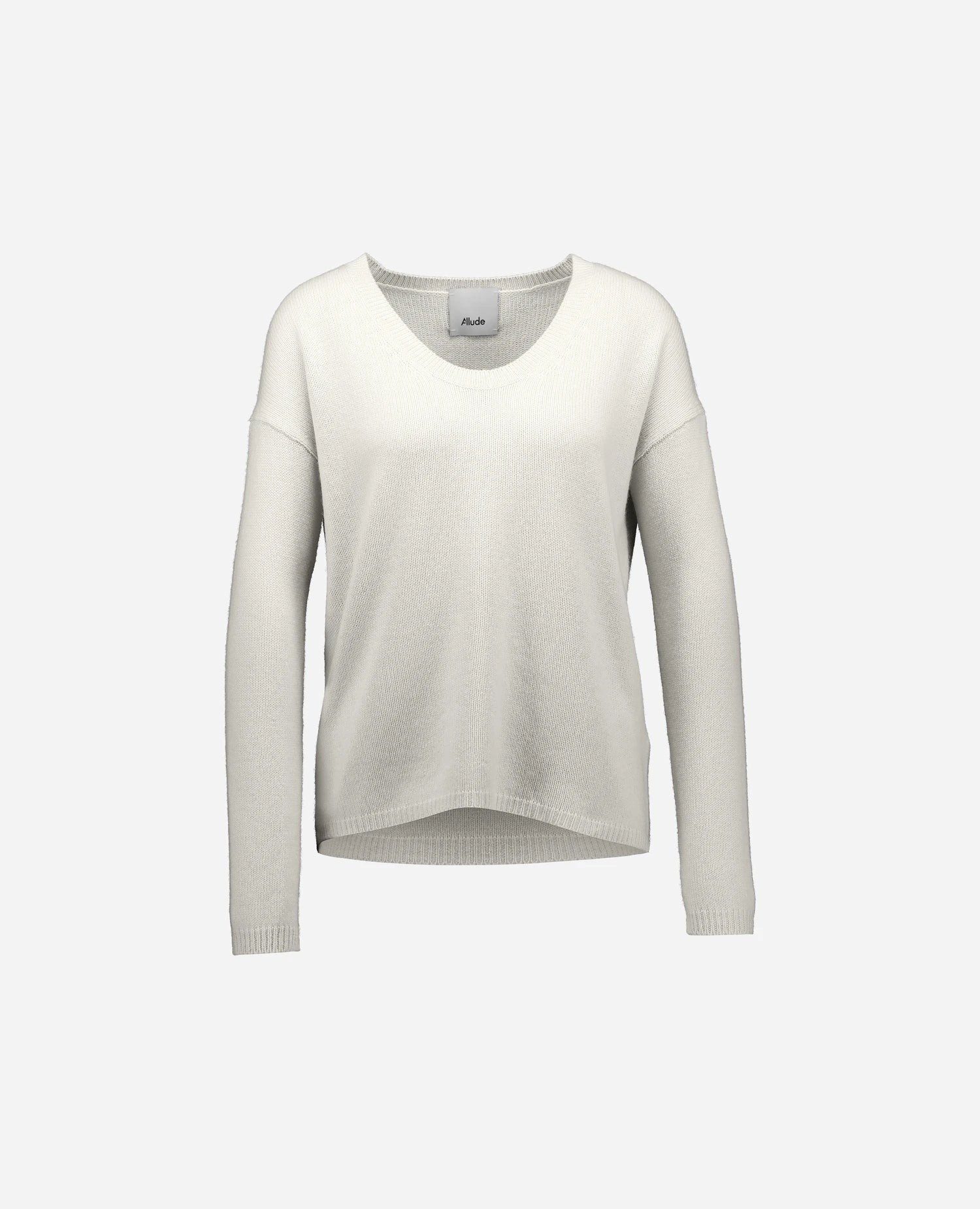 262-11212-40_1 - Allude - 100% Cashmere Active Cashmere Damen Langarm NEW Pullover Rundhals SAPG::262-11212 Spring/Summer 2026 Weiß