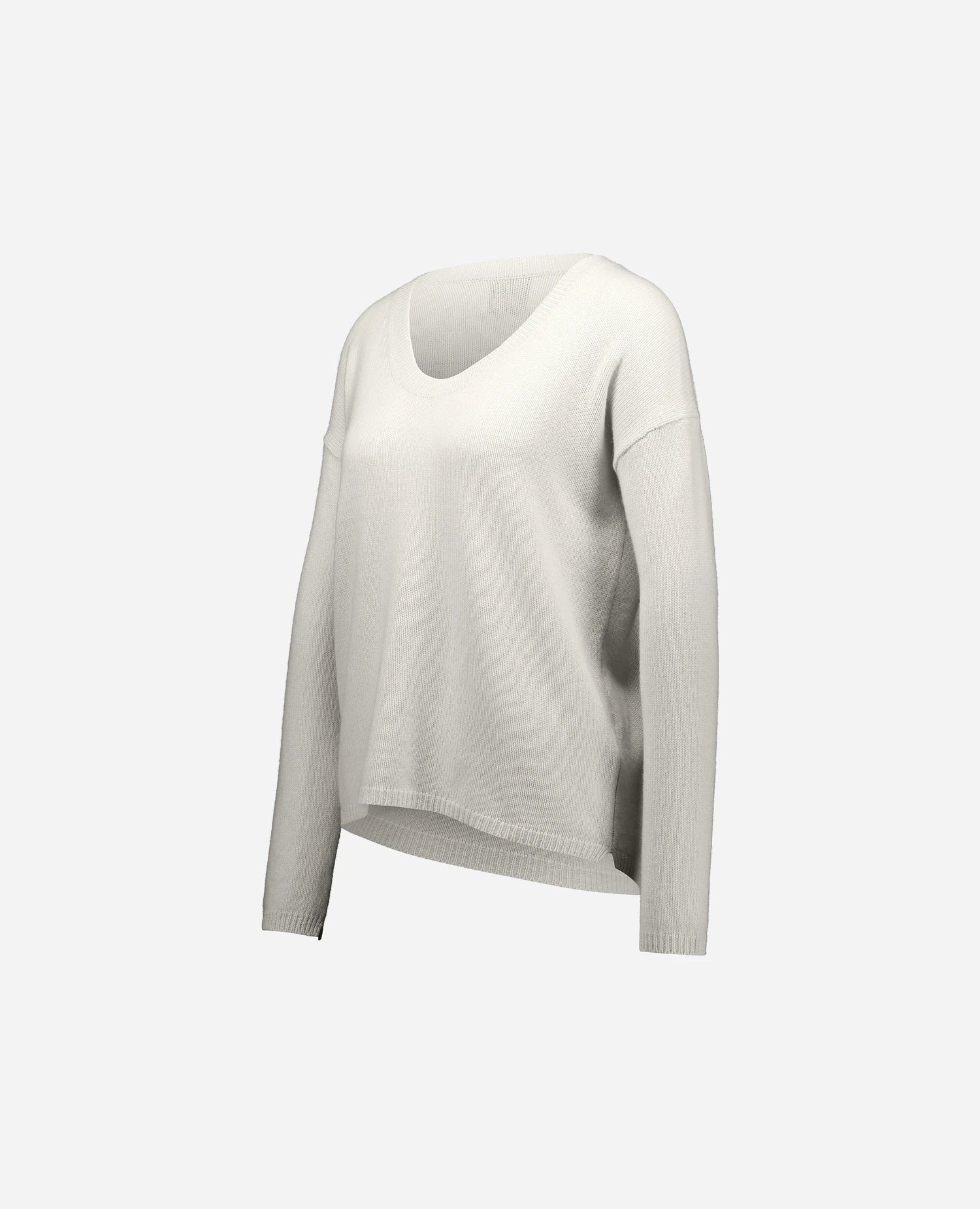 262-11212-40_3 - Allude - 100% Cashmere Active Cashmere Damen Langarm NEW Pullover Rundhals SAPG::262-11212 Spring/Summer 2026 Weiß