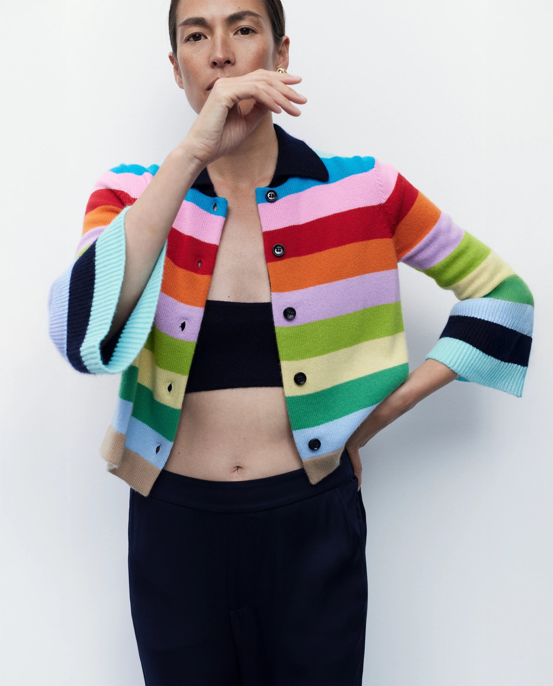 262-11220-og_1976 - Allude - 100% Cashmere 7/8 Arm Active Cashmere Damen NEW SAPG::262-11220 Sonstige Spring/Summer 2026 Strickjacke