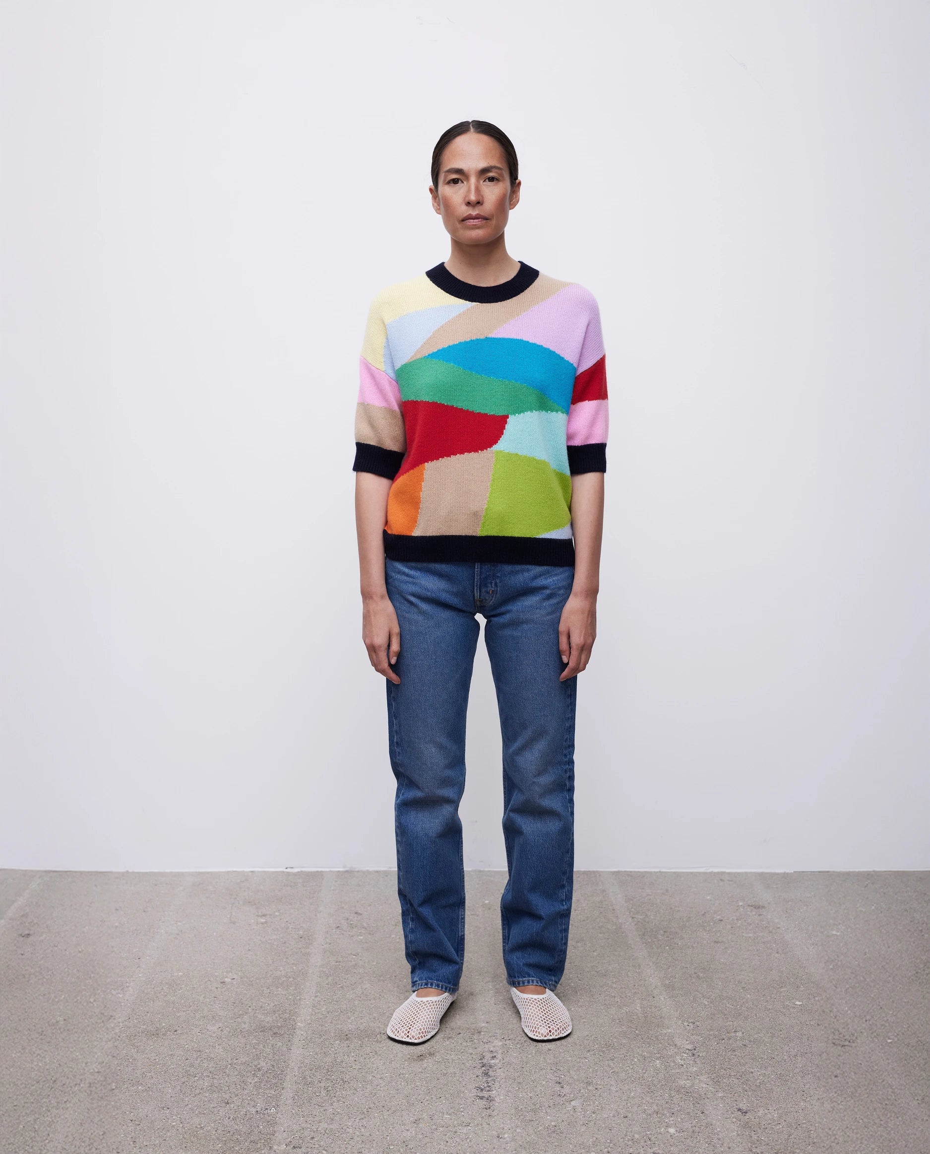 262-11223-og_0516 - Allude - 100% Cashmere Active Cashmere Damen Halbarm Pullover Rundhals SAPG::262-11223 Sonstige Spring/Summer 2026