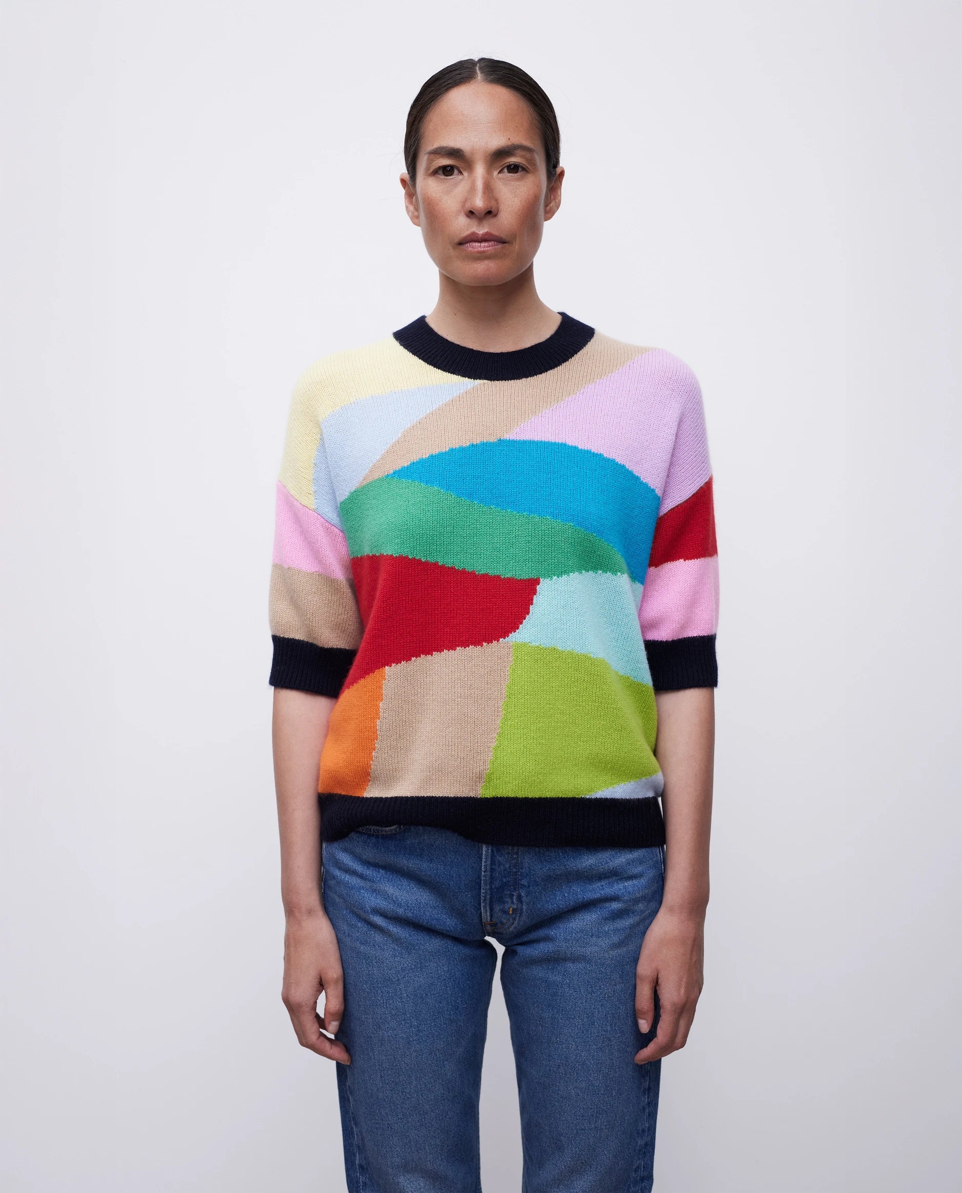 262-11223-og_0529 - Allude - 100% Cashmere Active Cashmere Damen Halbarm Pullover Rundhals SAPG::262-11223 Sonstige Spring/Summer 2026