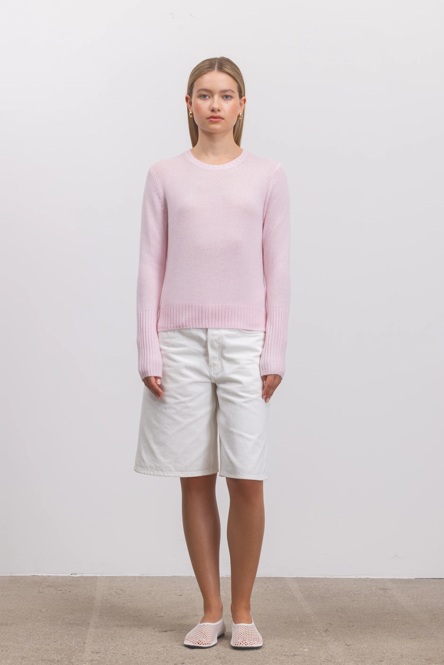 262-11233-60_5 - Allude - 100% Cashmere Active Cashmere Damen Langarm NEW Pullover Rose Rundhals SAPG::262-11233 Spring/Summer 2026