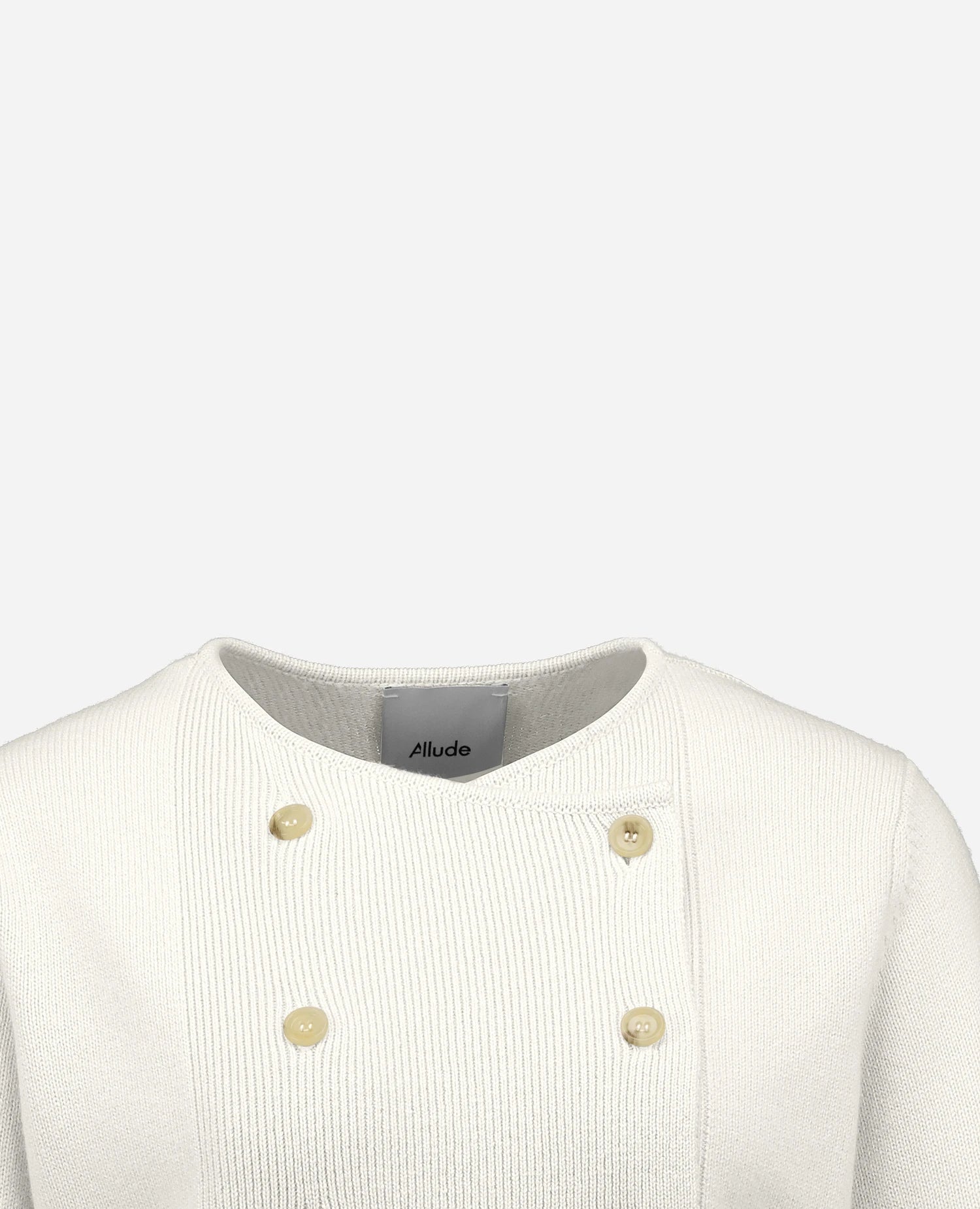 262-17001-40_3 - Allude - 30% Cashmere 70% Wolle Damen Jacket Langarm SAPG::262-17001 Spring/Summer 2026 Weiß Wolle