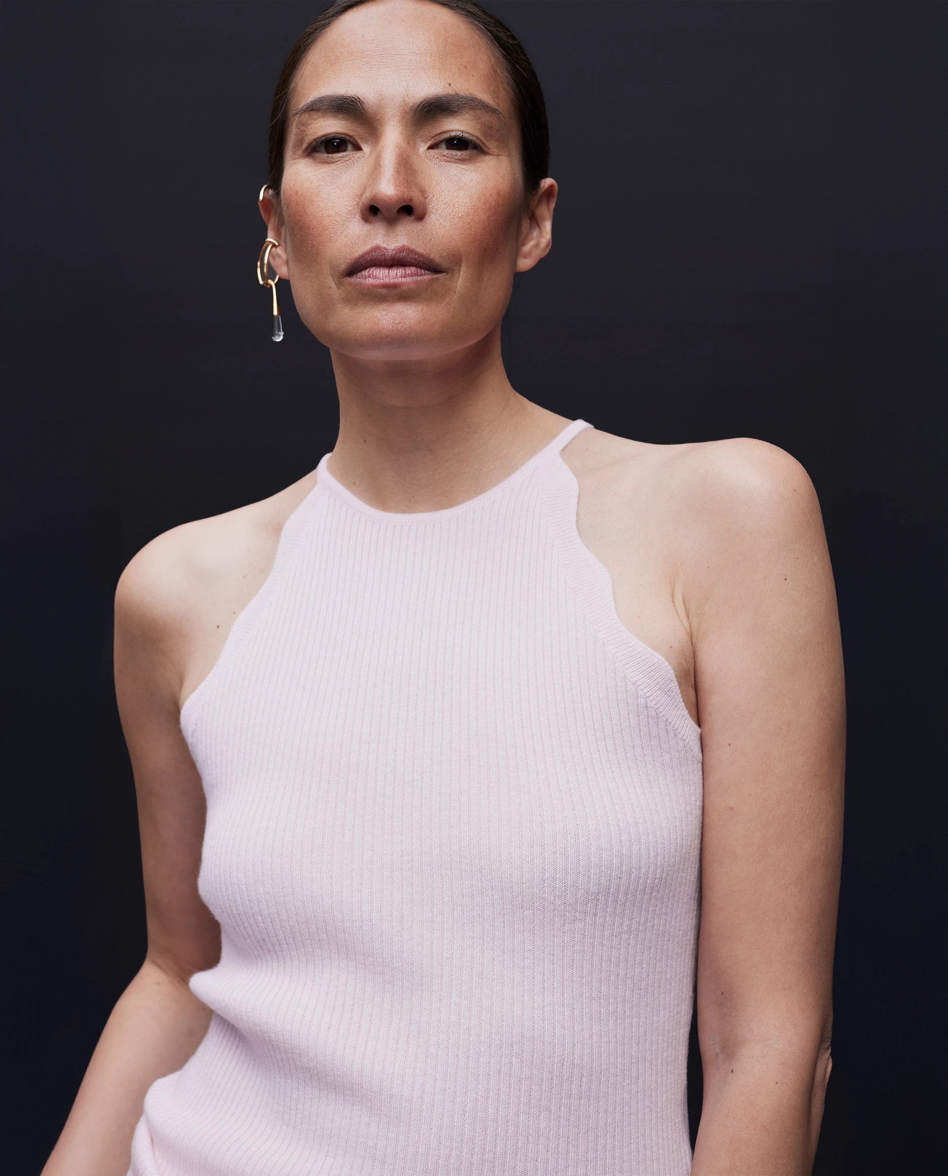 262-17032-60_0402 - Allude - 30% Cashmere 70% Wolle Active Damen NEW Rose Rundhals SAPG::262-17032 Spring/Summer 2026 Top Wolle