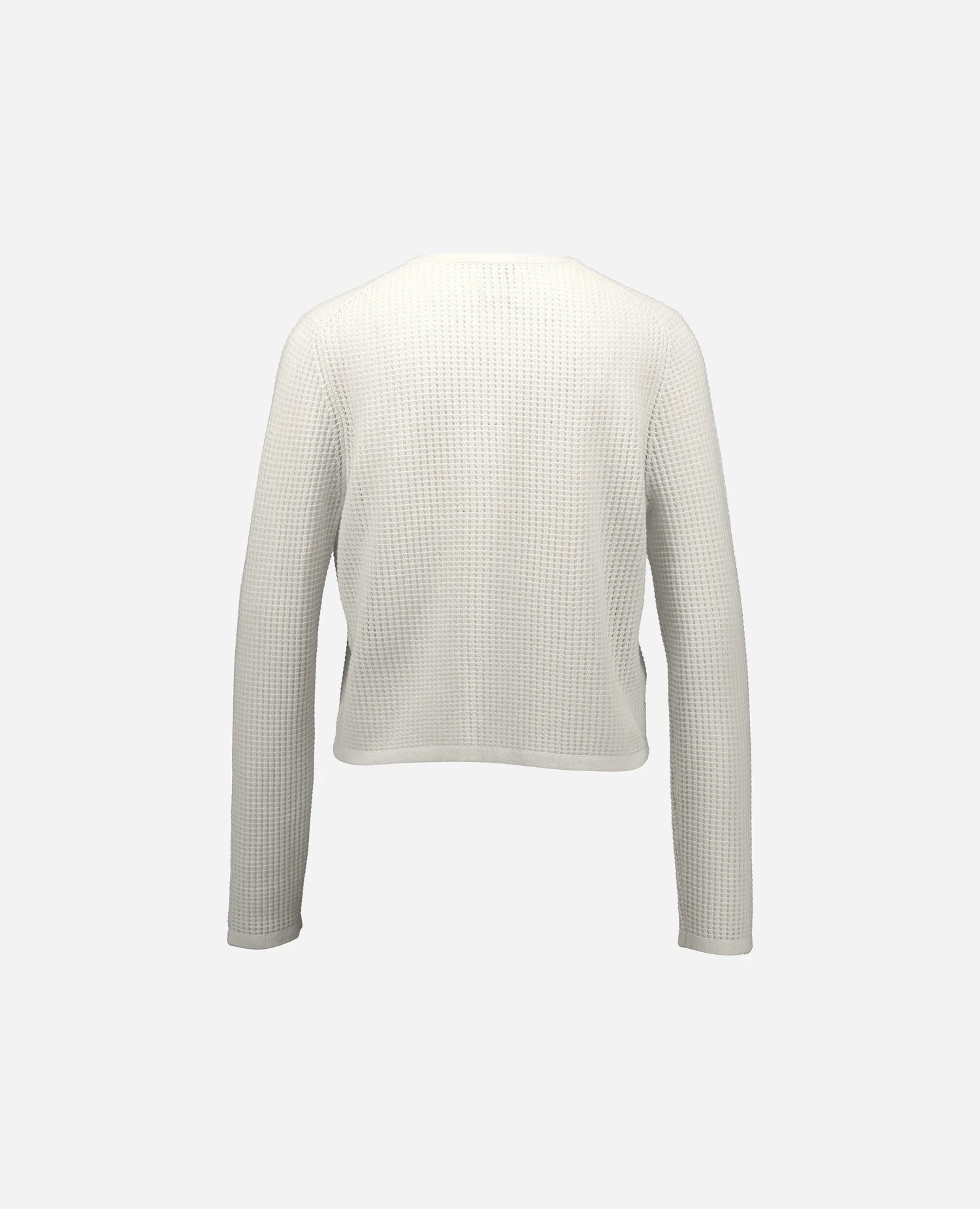 262-17090-40_2 - Allude - 30% Cashmere 70% Wolle Damen Langarm Rundhals SAPG::262-17090 Spring/Summer 2026 Strickjacke Weiß Wolle