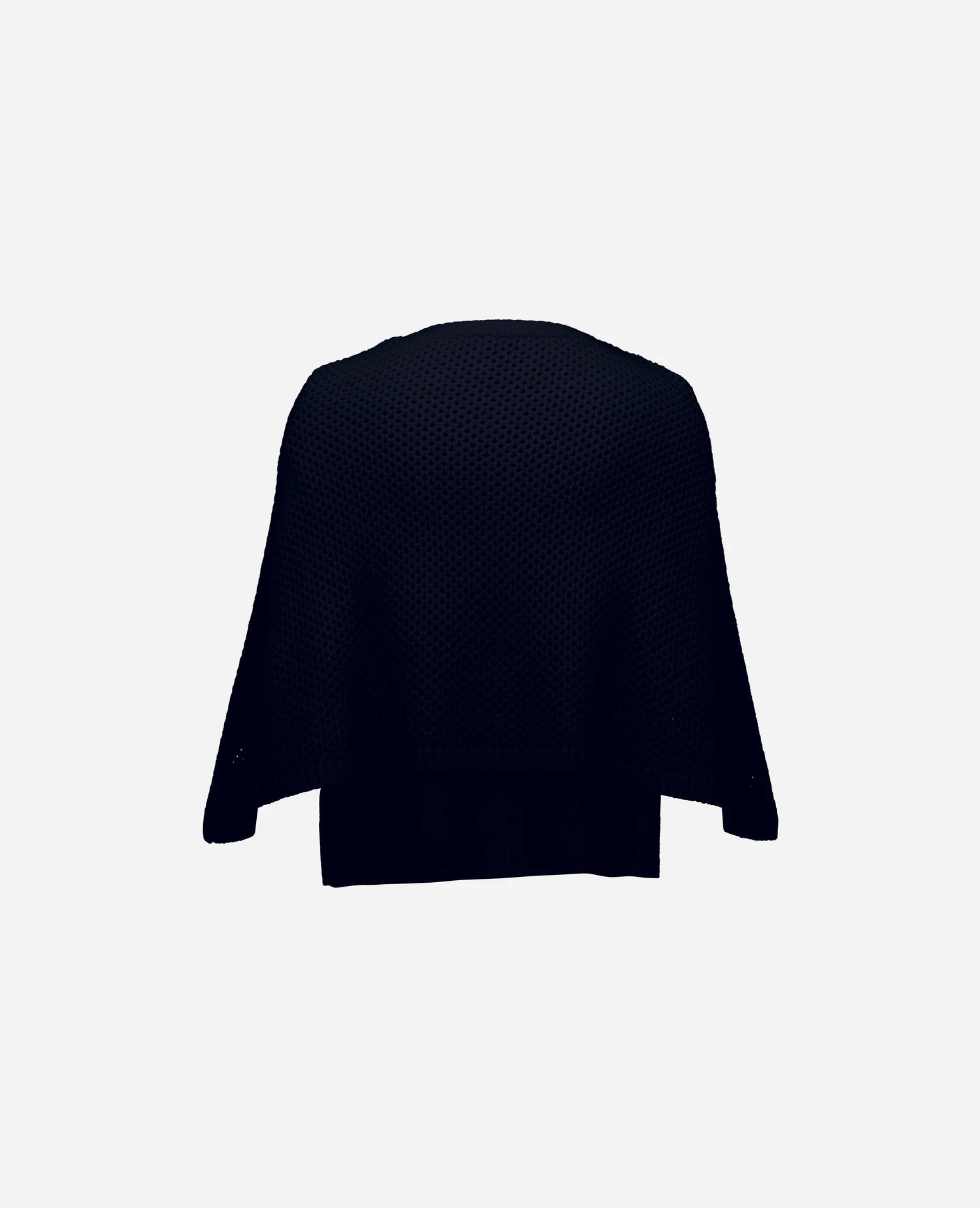 262-17640-14_2 - Allude - 30% Cashmere 70% Wolle Cape Damen Navy SAPG::262-17640 Spring/Summer 2026 Wolle