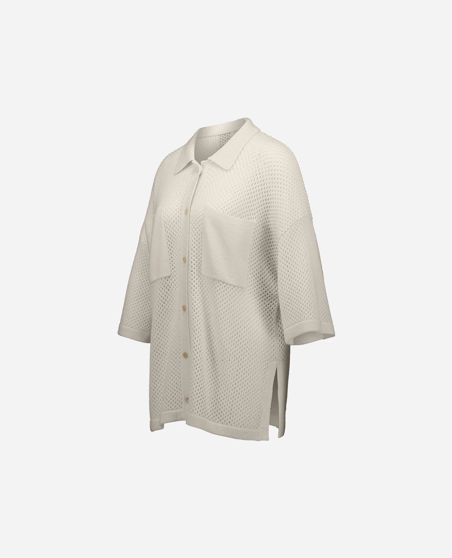 262-17641-41_3 - Allude - 30% Cashmere 70% Wolle Active Creme Damen Halbarm NEW Pullover SAPG::262-17641 Spring/Summer 2026 Wolle