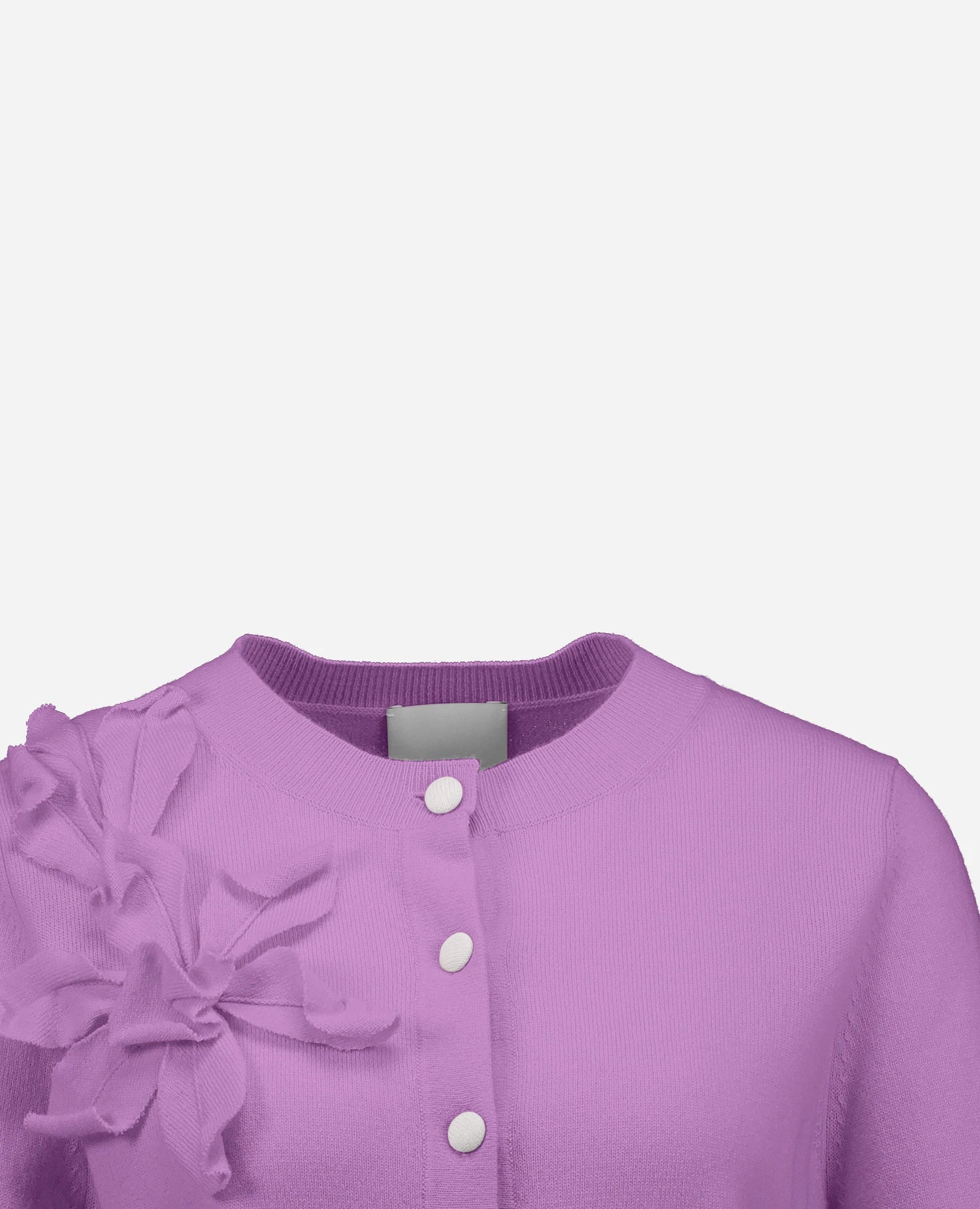 262-17683-70-3 - Allude - 30% Cashmere 70% Wolle Active Damen Langarm Lila NEW Rundhals SAPG::262-17683 Spring/Summer 2026 Strickjacke Wolle