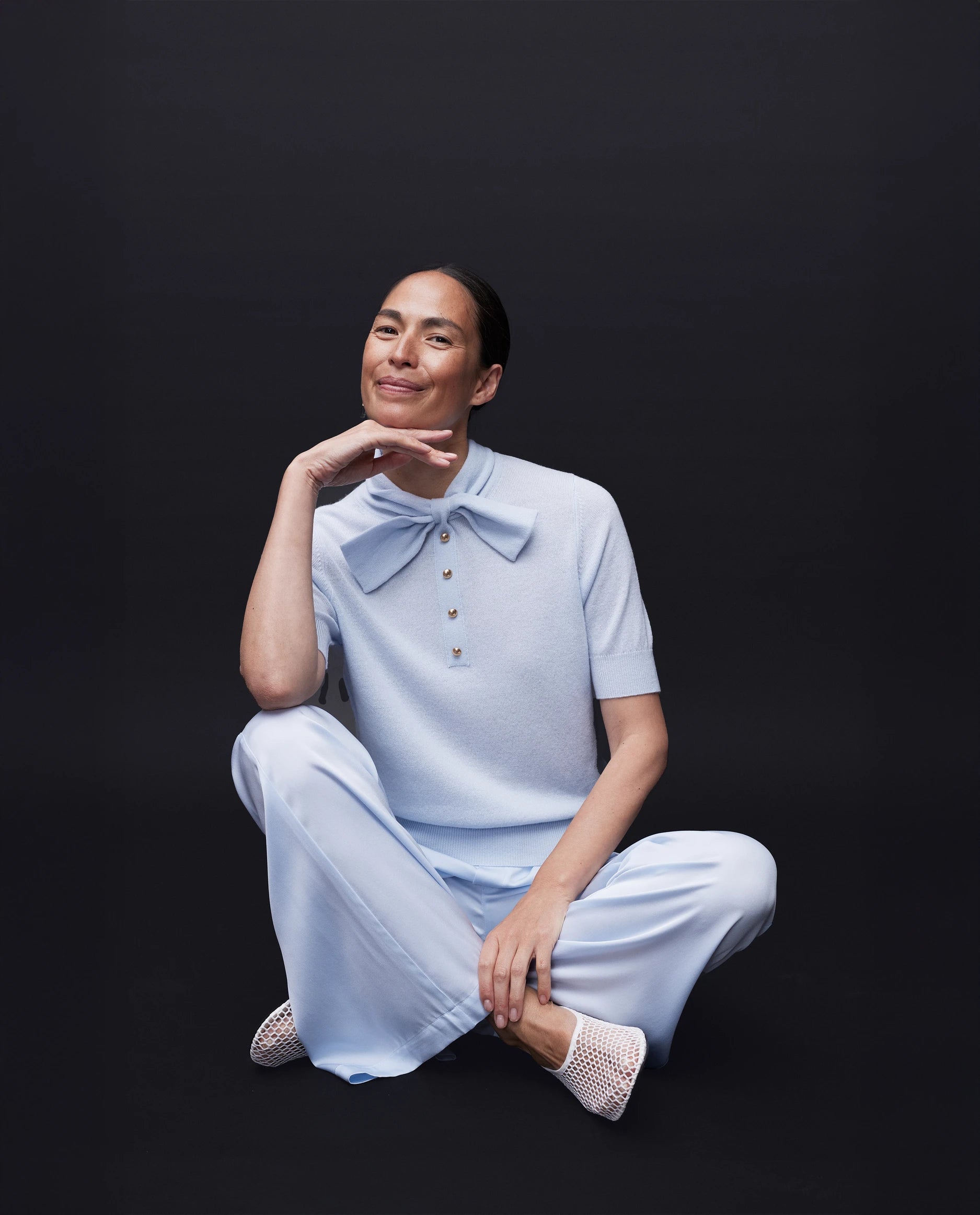 262-17732-10_0942 - Allude - 1/4 Arm 30% Cashmere 70% Wolle Active Blau Damen NEW Pullover SAPG::262-17732 Spring/Summer 2026 Wolle