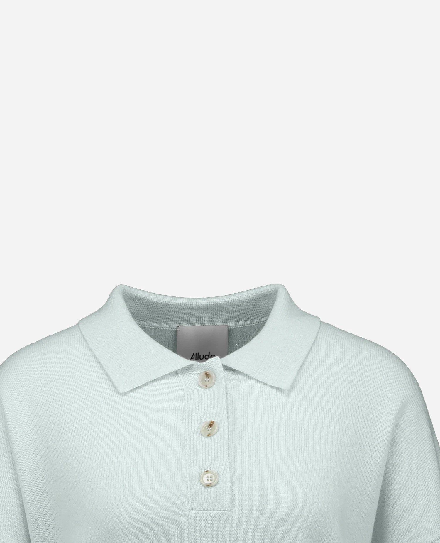 262-17741-30_3 - Allude - 30% Cashmere 70% Wolle Active Damen Grün Langarm NEW Polo Pullover SAPG::262-17741 Spring/Summer 2026 Wolle